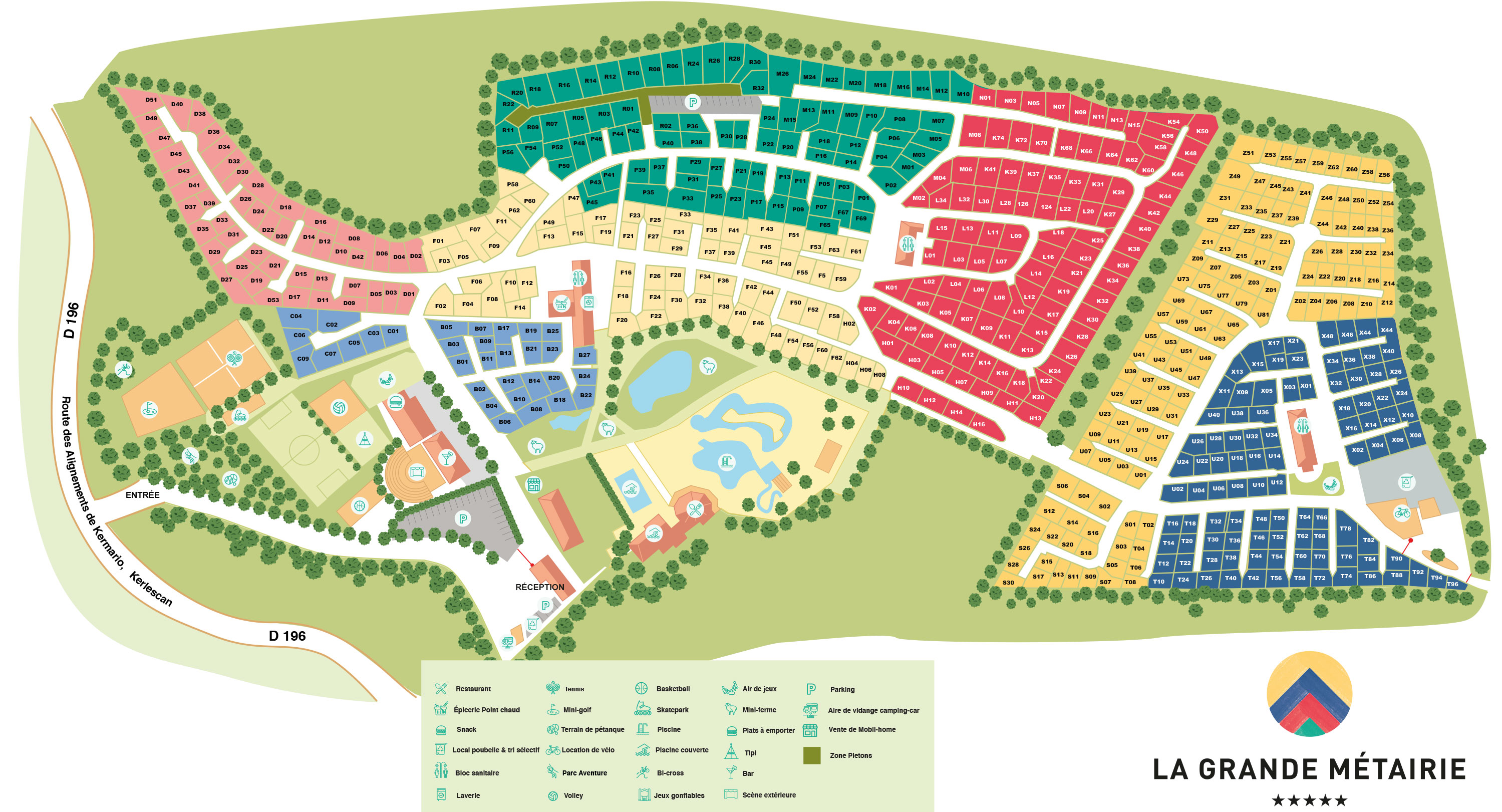 Plattegrond La Grande Métairie