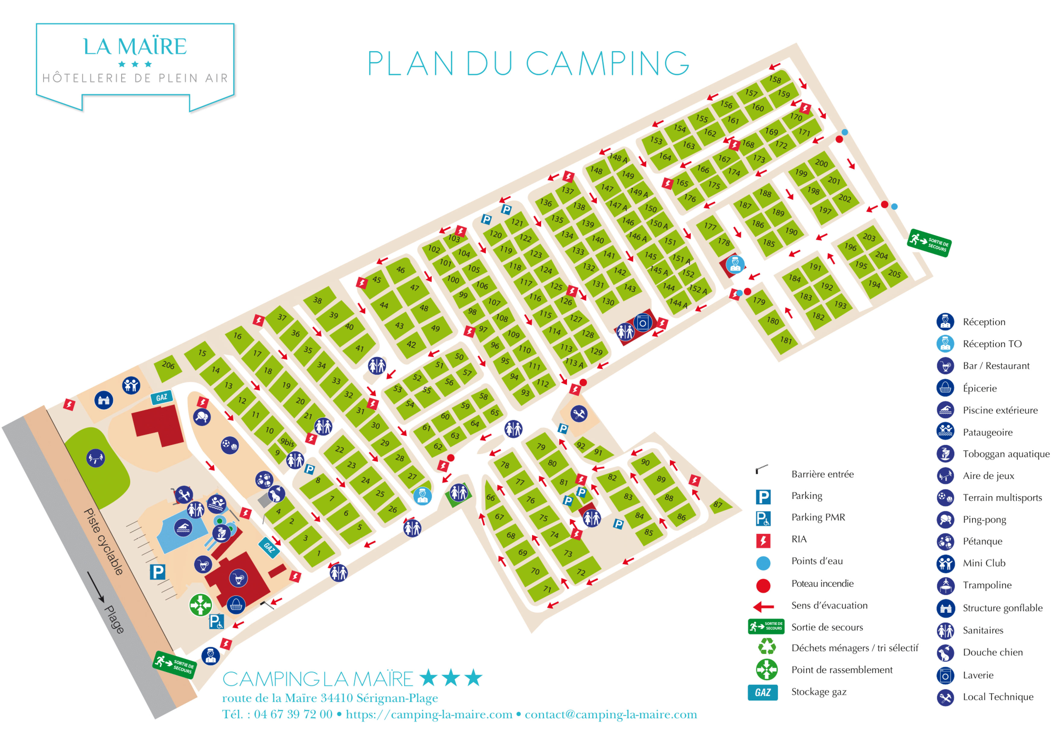 Plattegrond La Maïre
