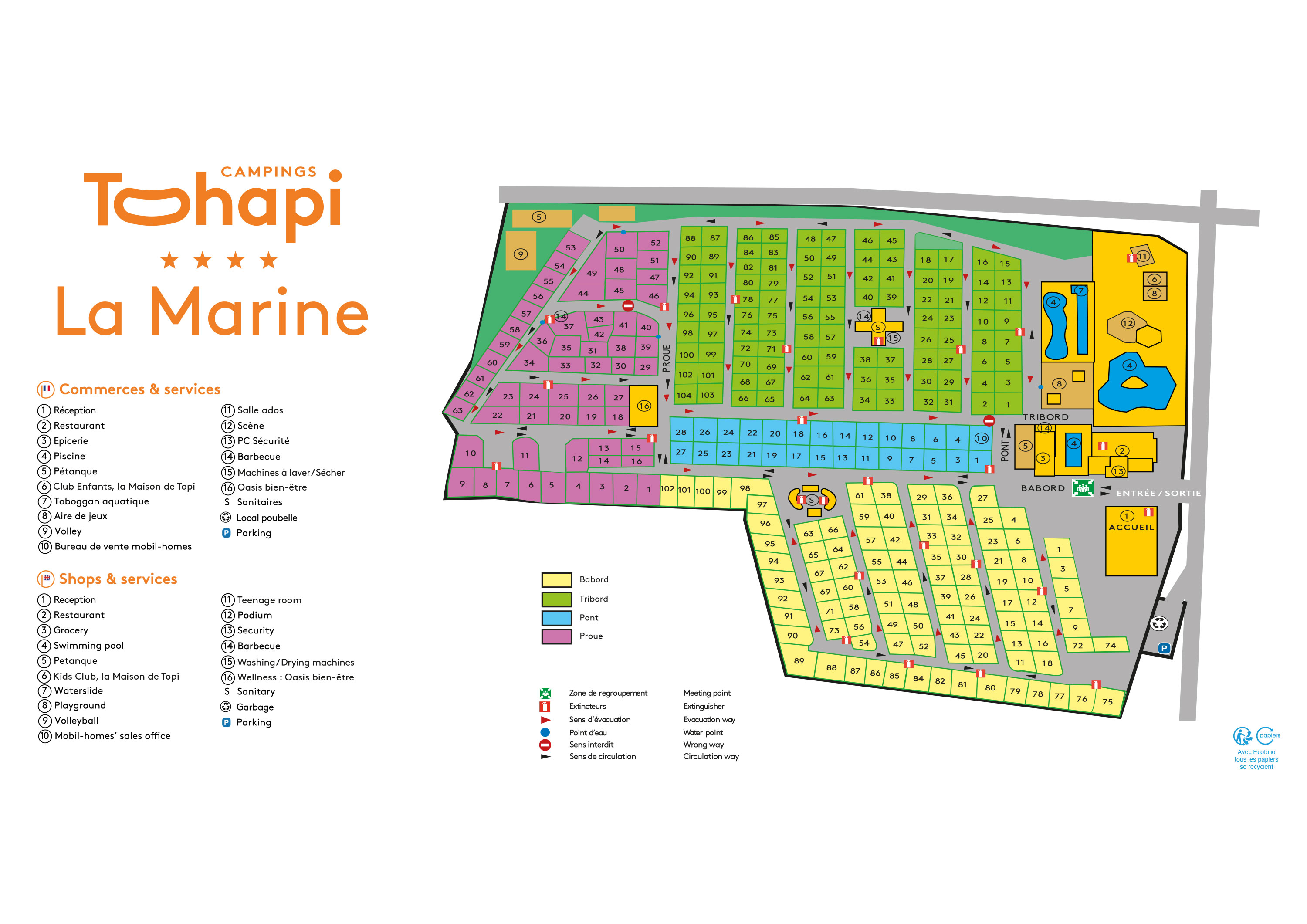 Plattegrond La Marine