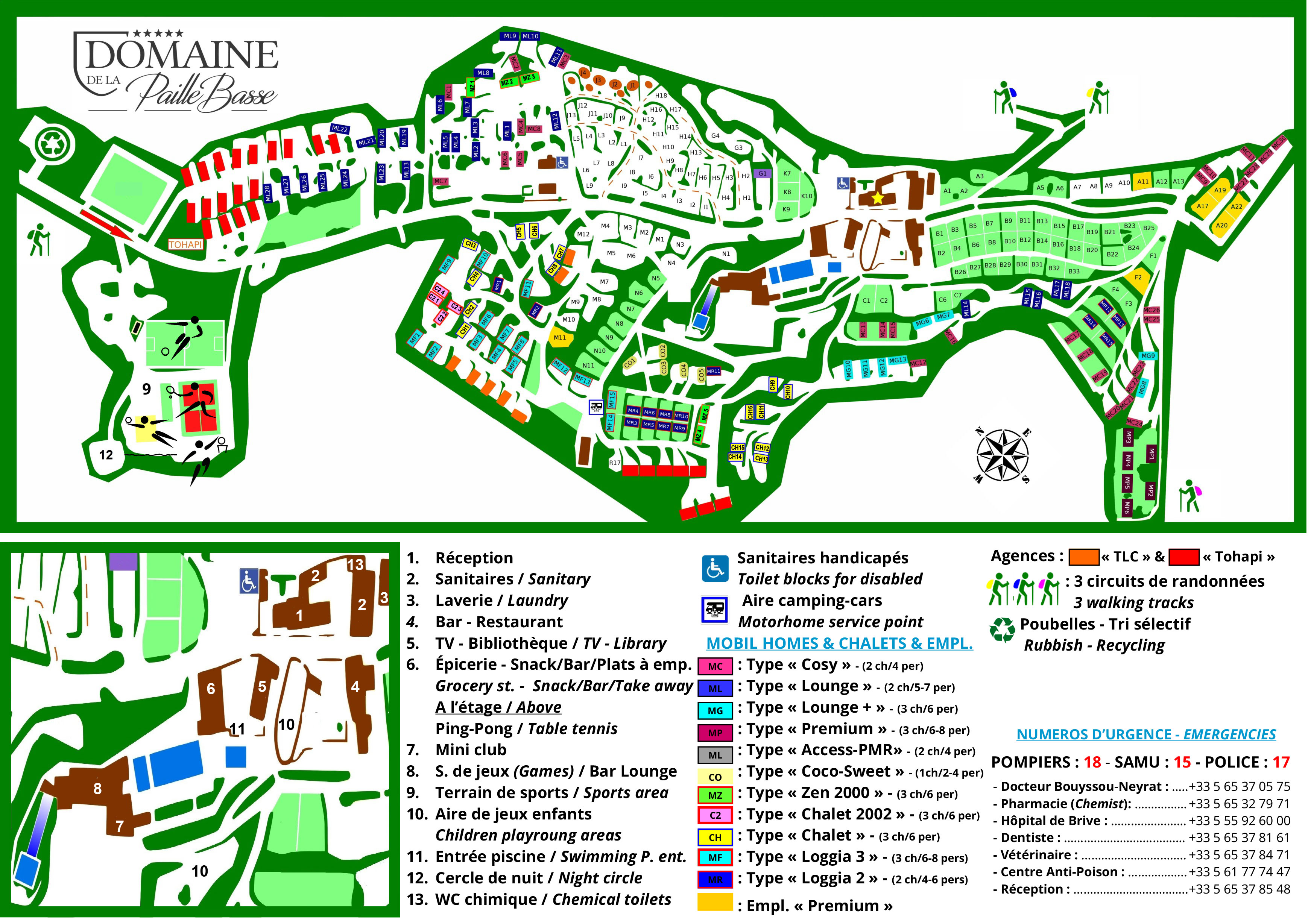 Plattegrond La Paille Basse