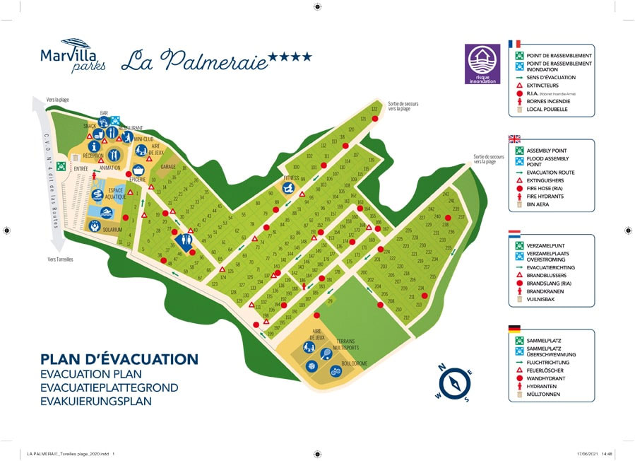 Plattegrond La Palmeraie