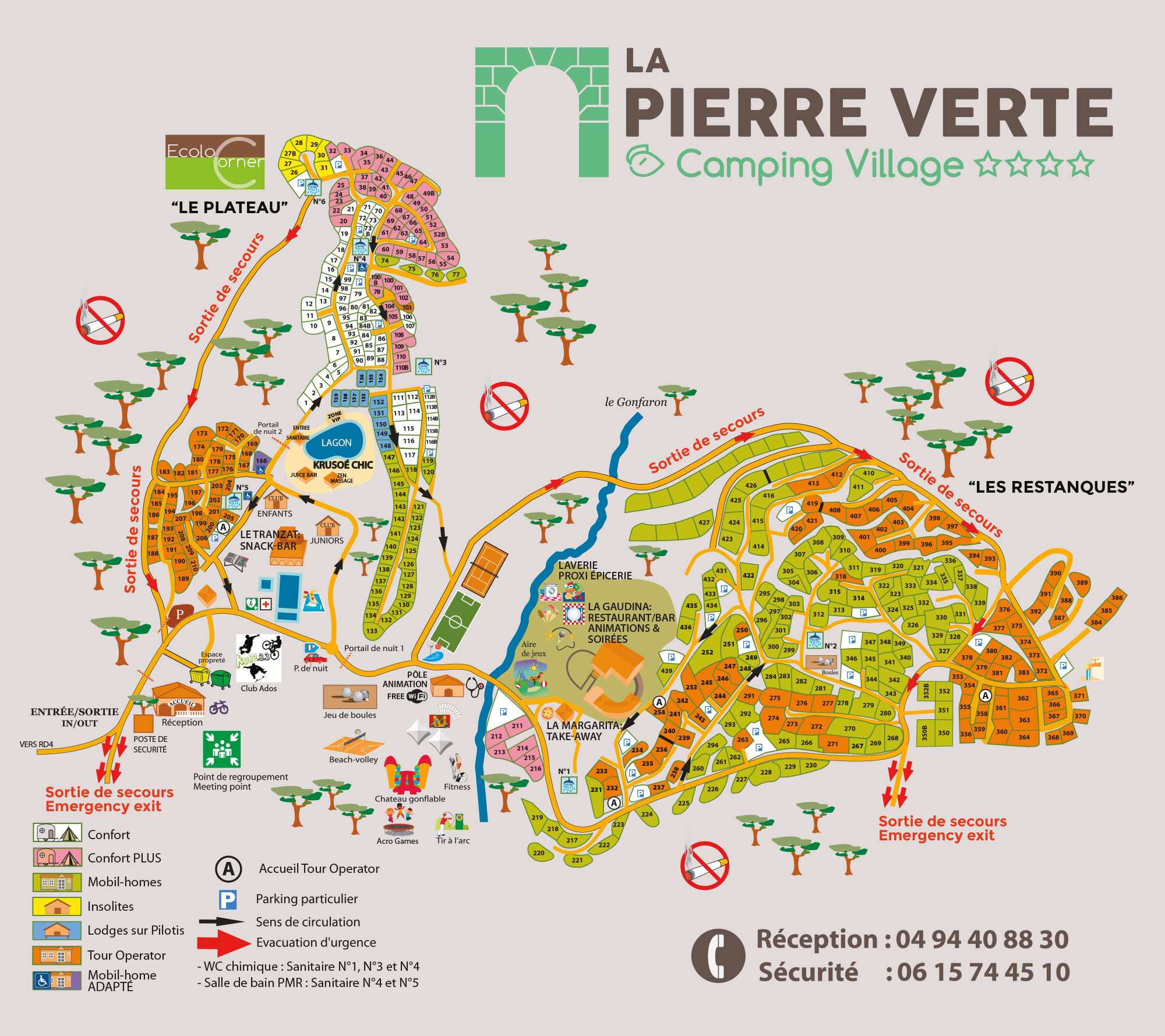 Plattegrond La Pierre Verte