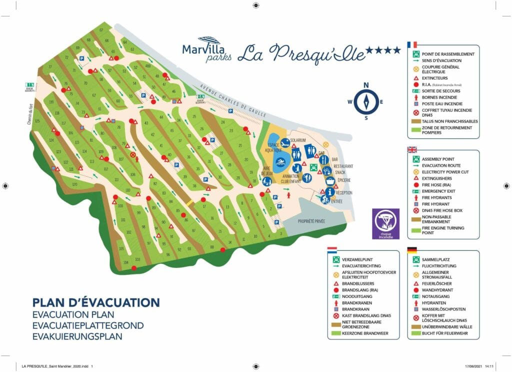 Plattegrond La Presqu'île de St-Mandrier