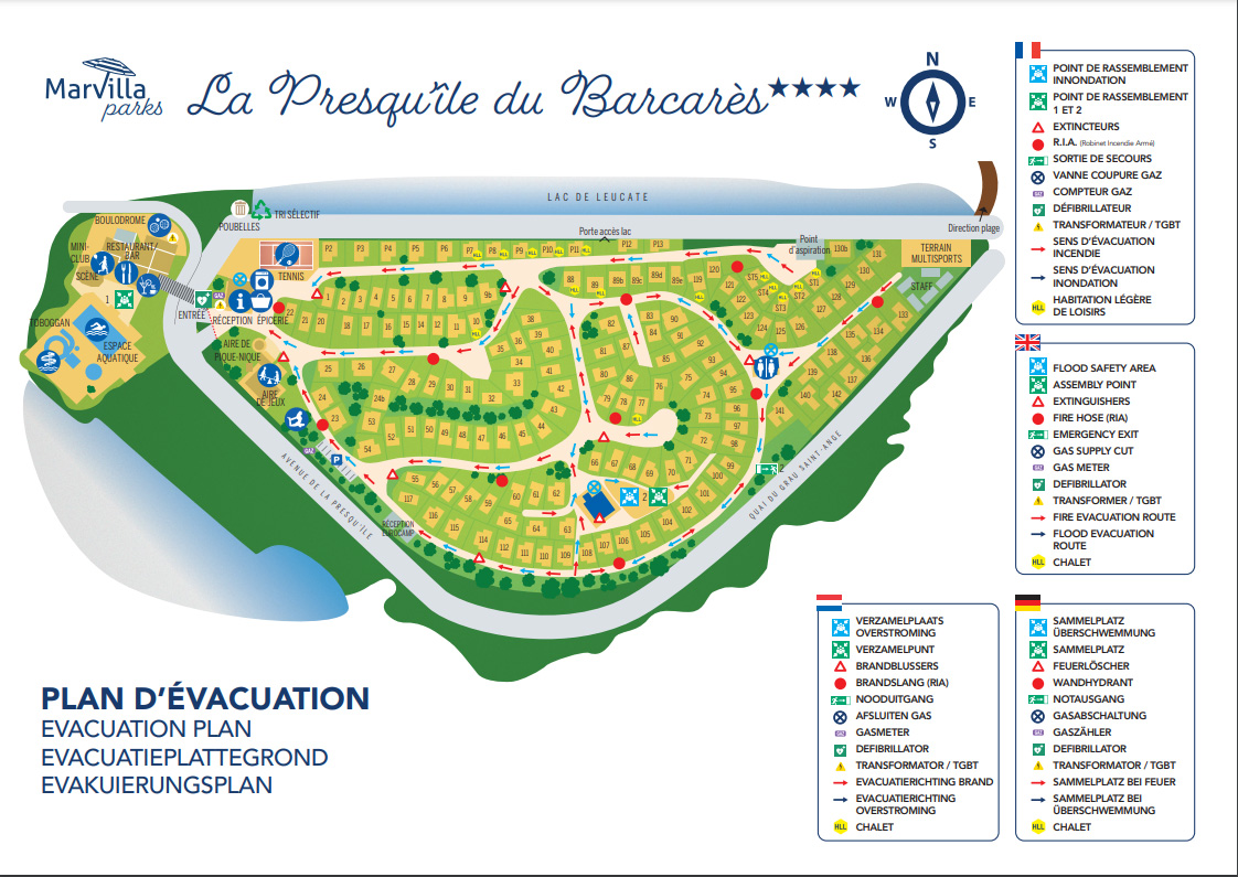 Plattegrond La Presqu'île du Barcarès
