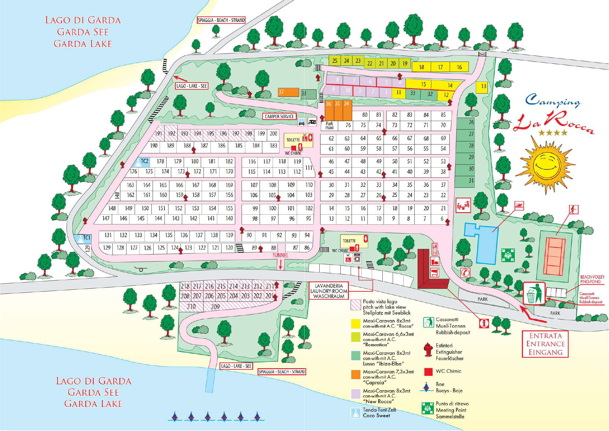 Plattegrond La Rocca Manerba