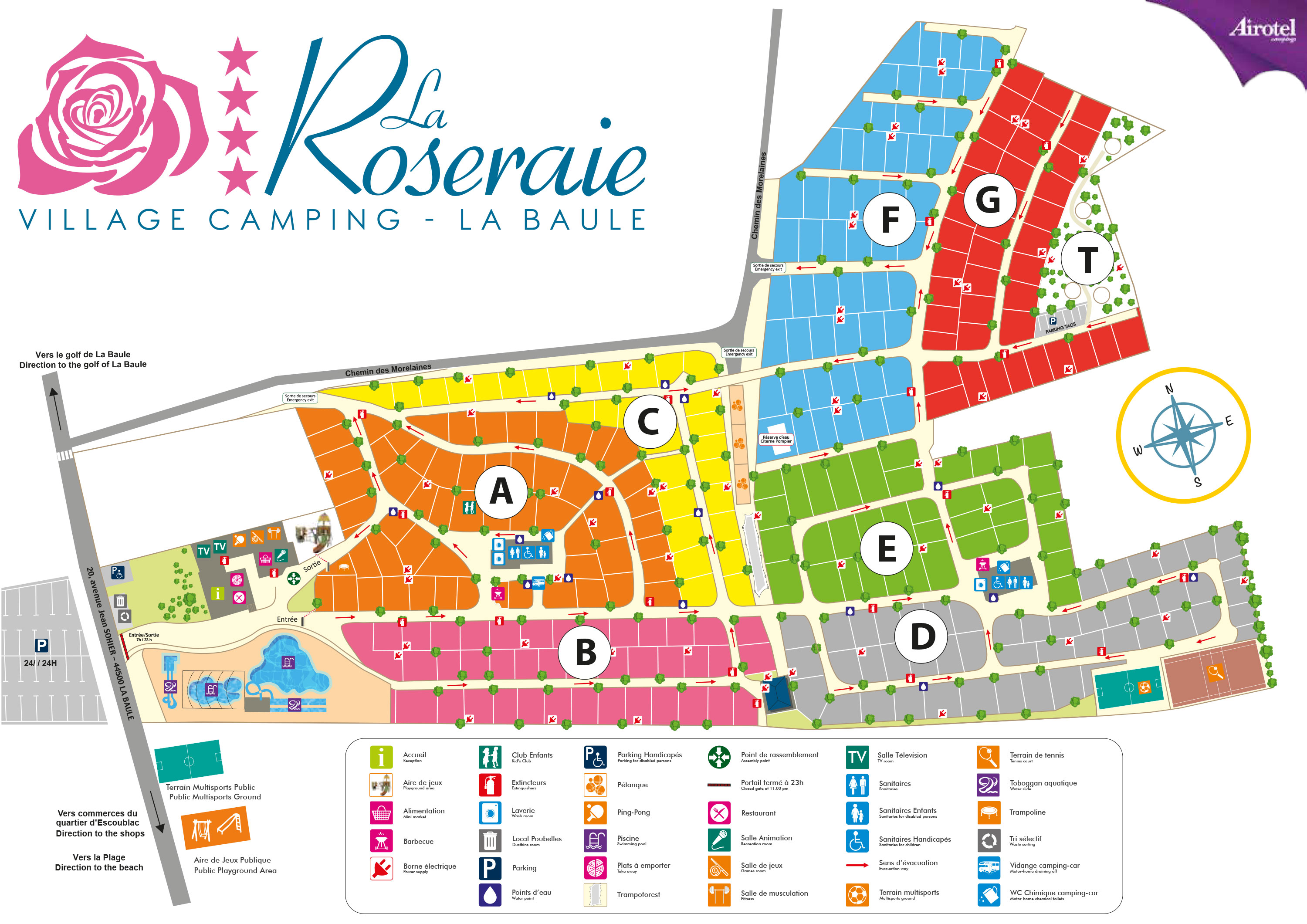 Plattegrond La Roseraie