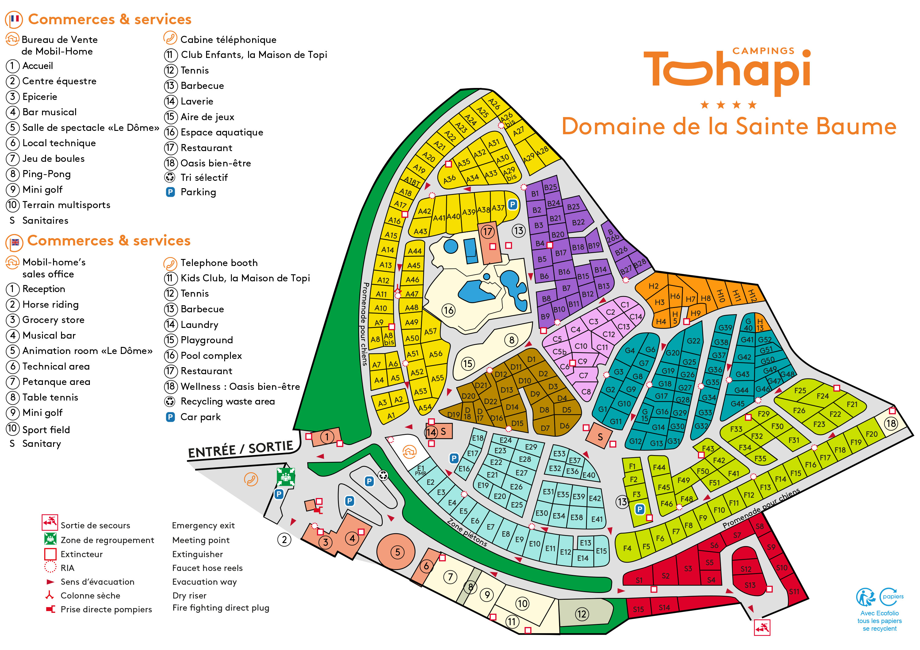 Plattegrond La Sainte Baume