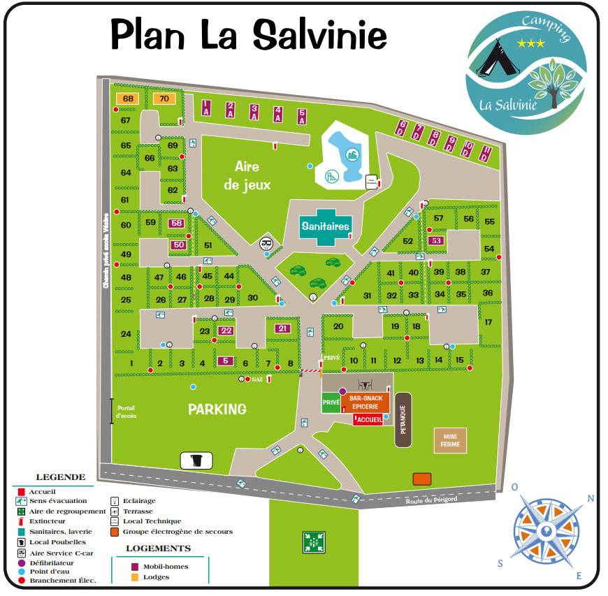 Plattegrond La Salvinie