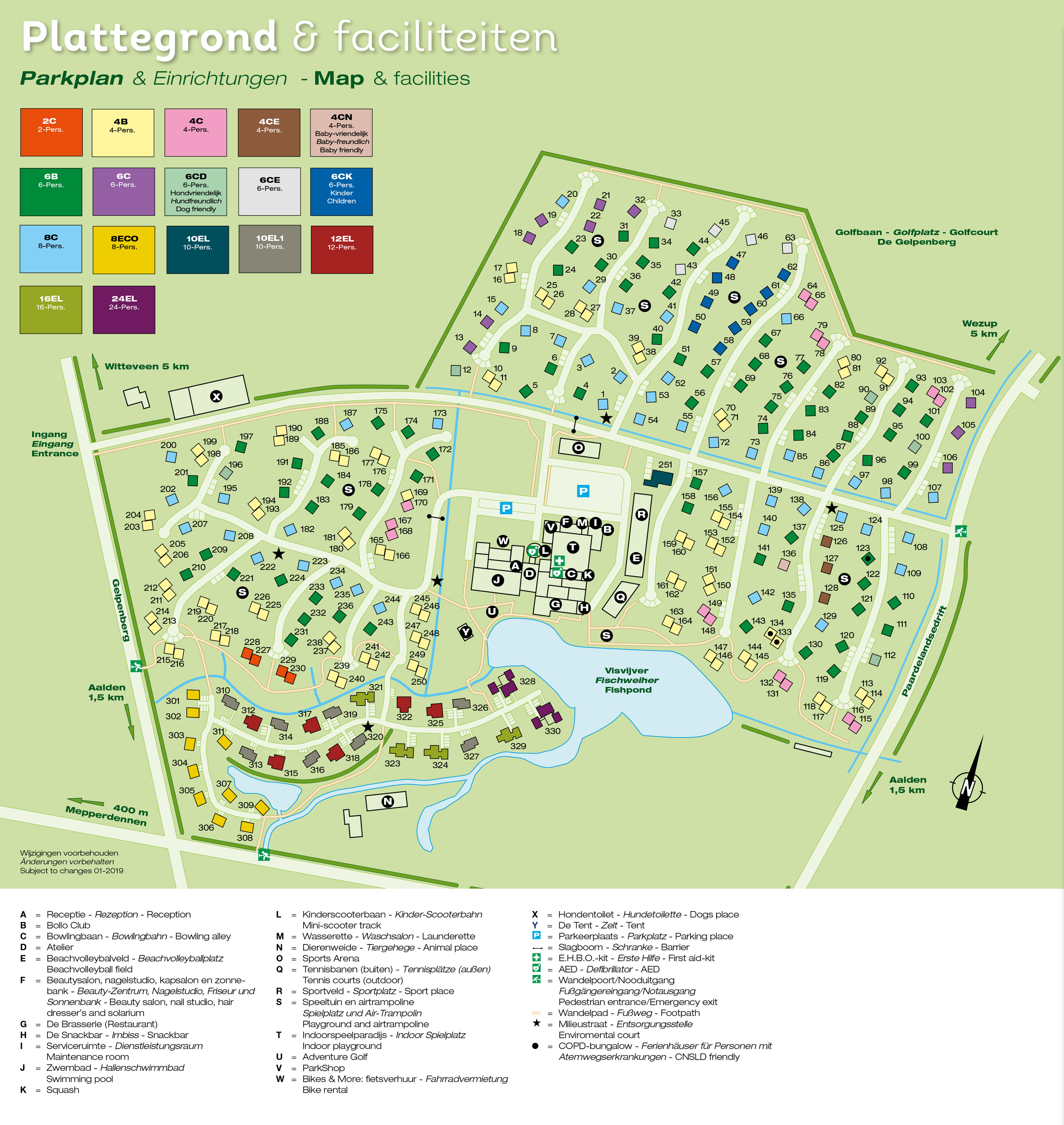 Plattegrond Landal Aelderholt