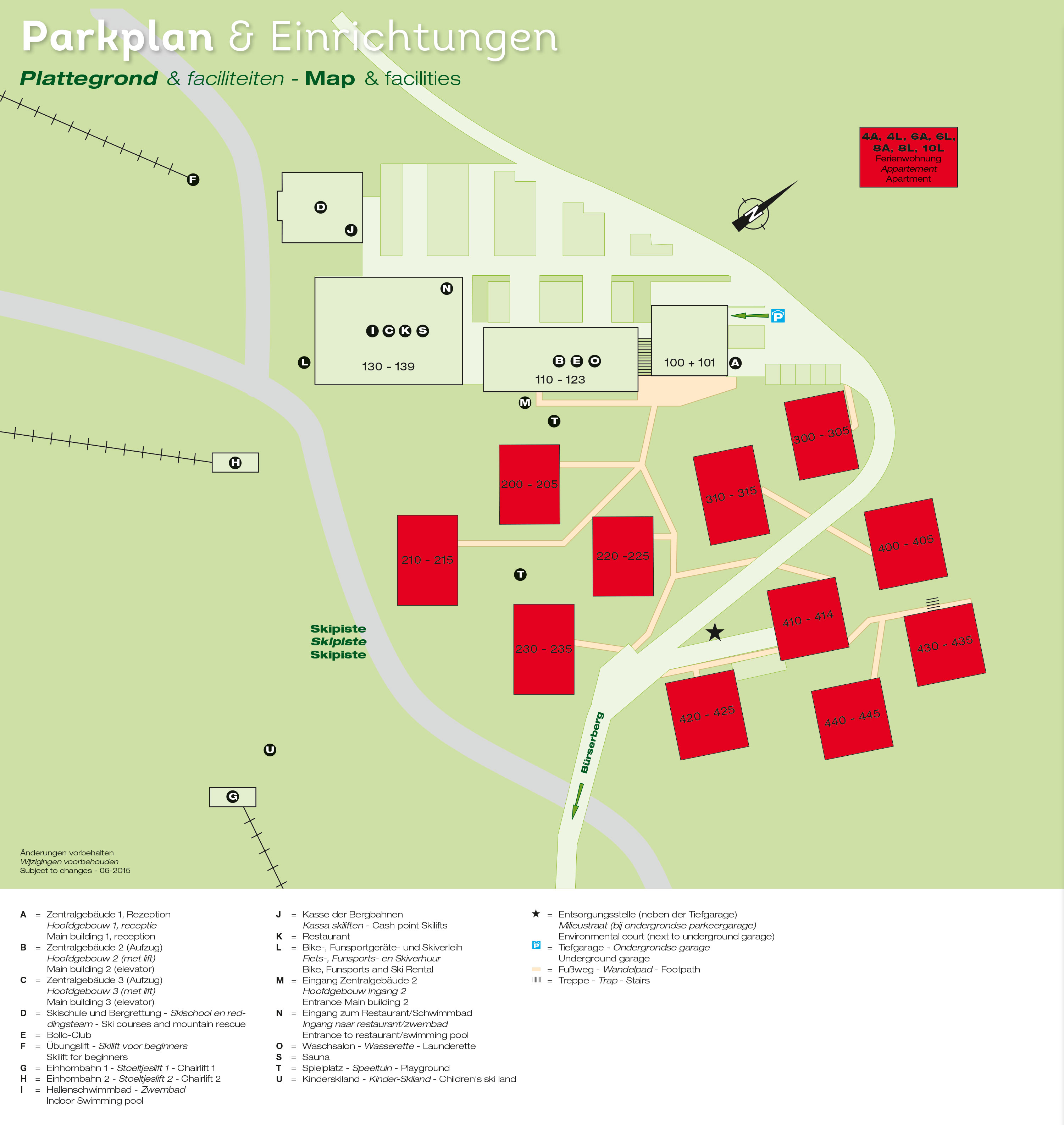 Plattegrond Landal Brandnertal