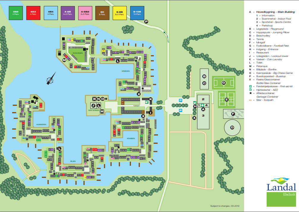 Plattegrond Landal Ebeltoft