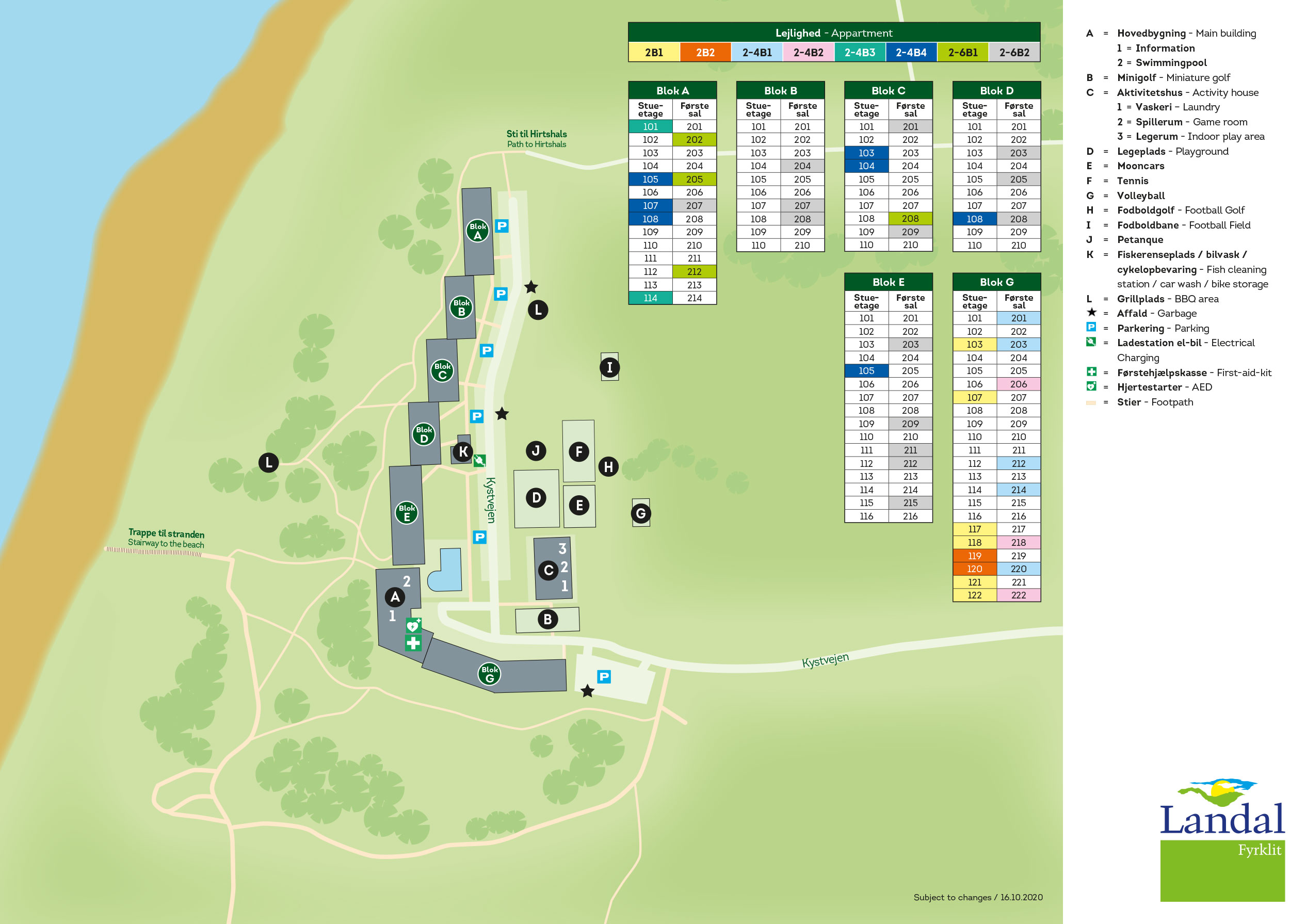 Plattegrond Landal Fyrklit