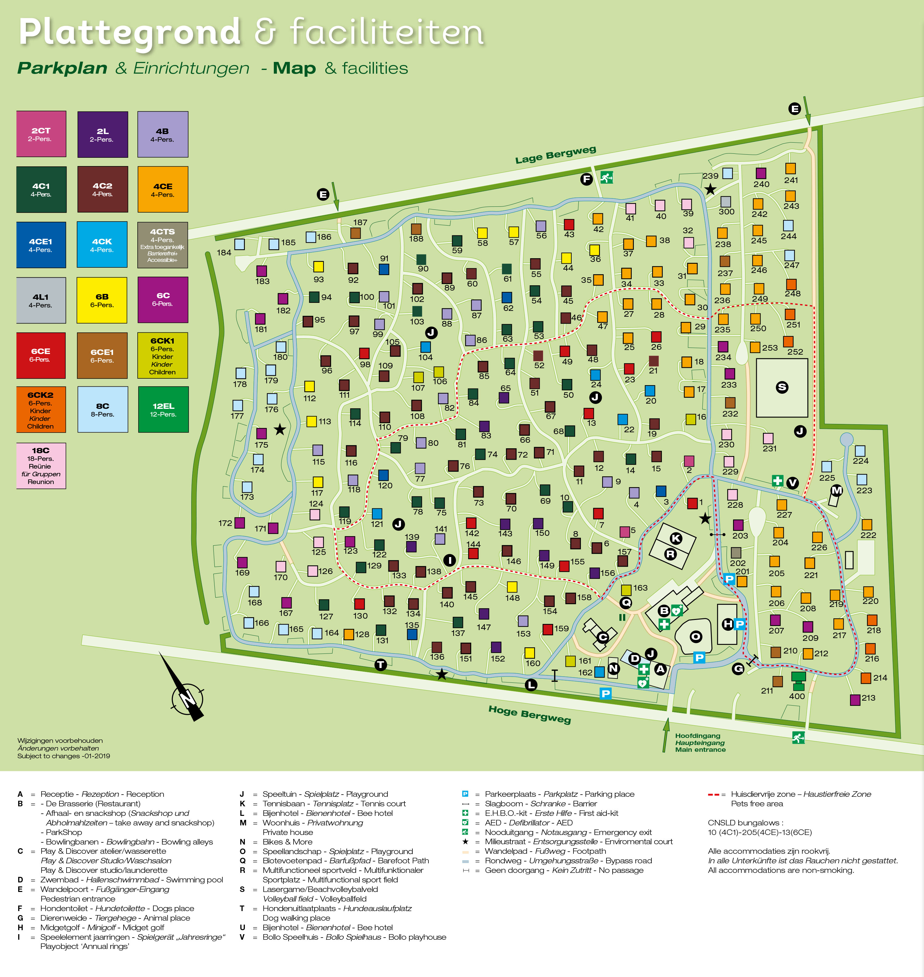 Plattegrond Landal Heideheuvel