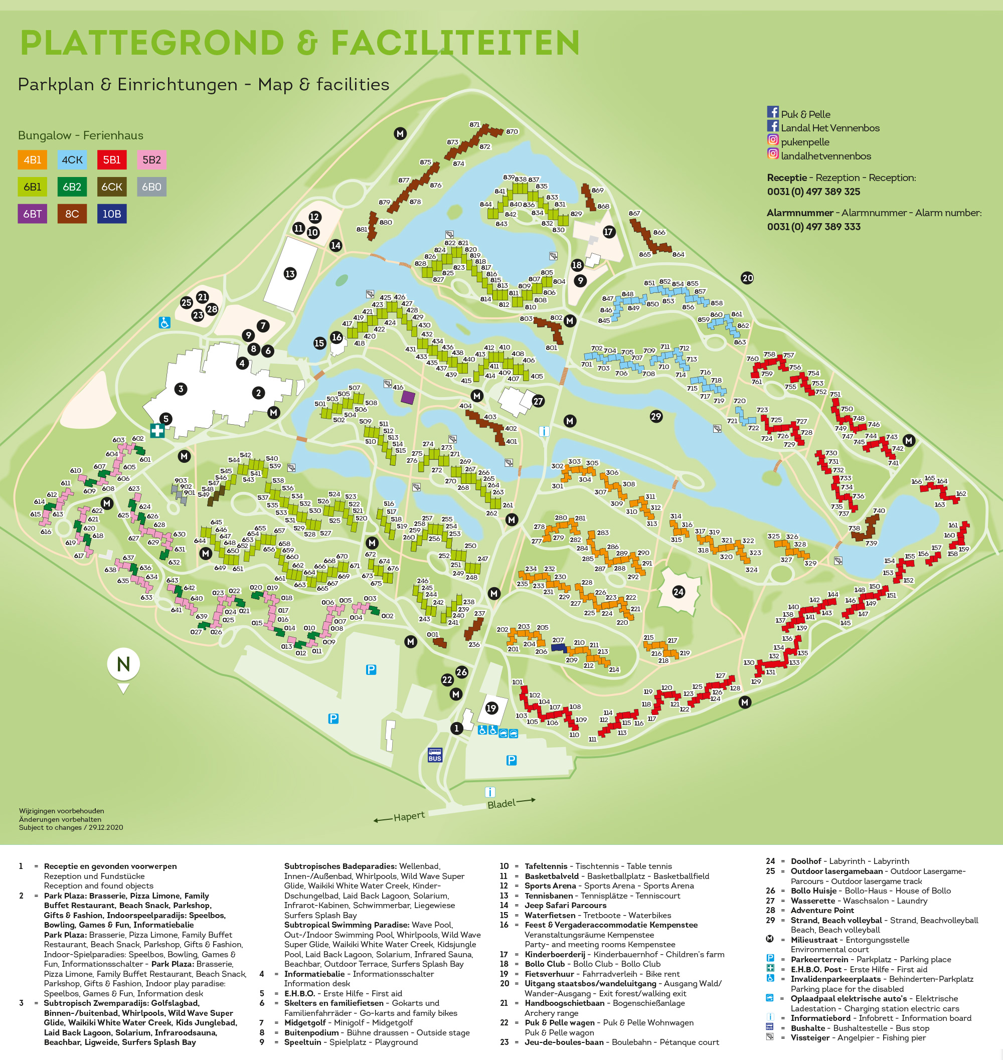 Plattegrond Landal Het Vennenbos