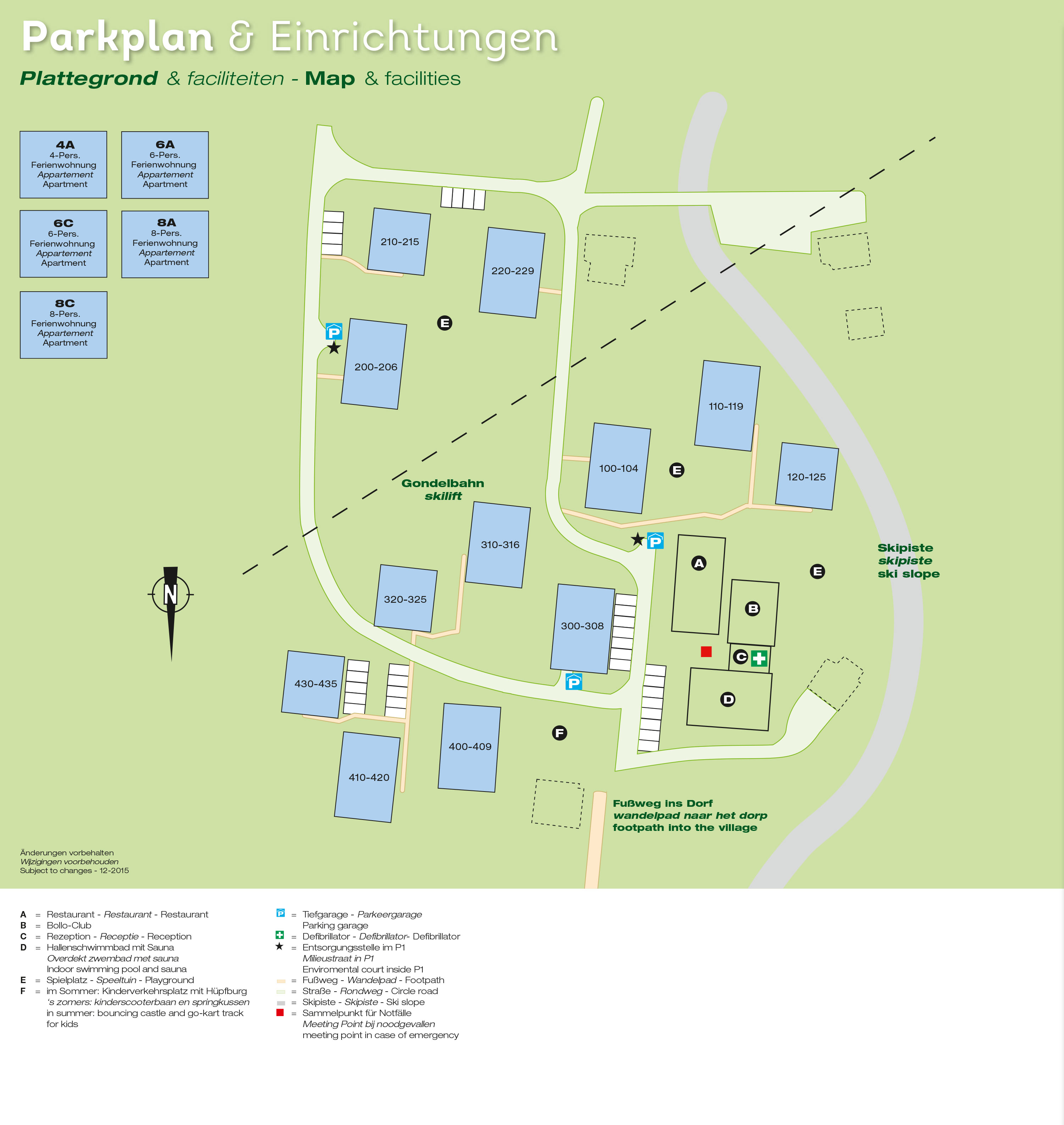 Plattegrond Landal Hochmontafon