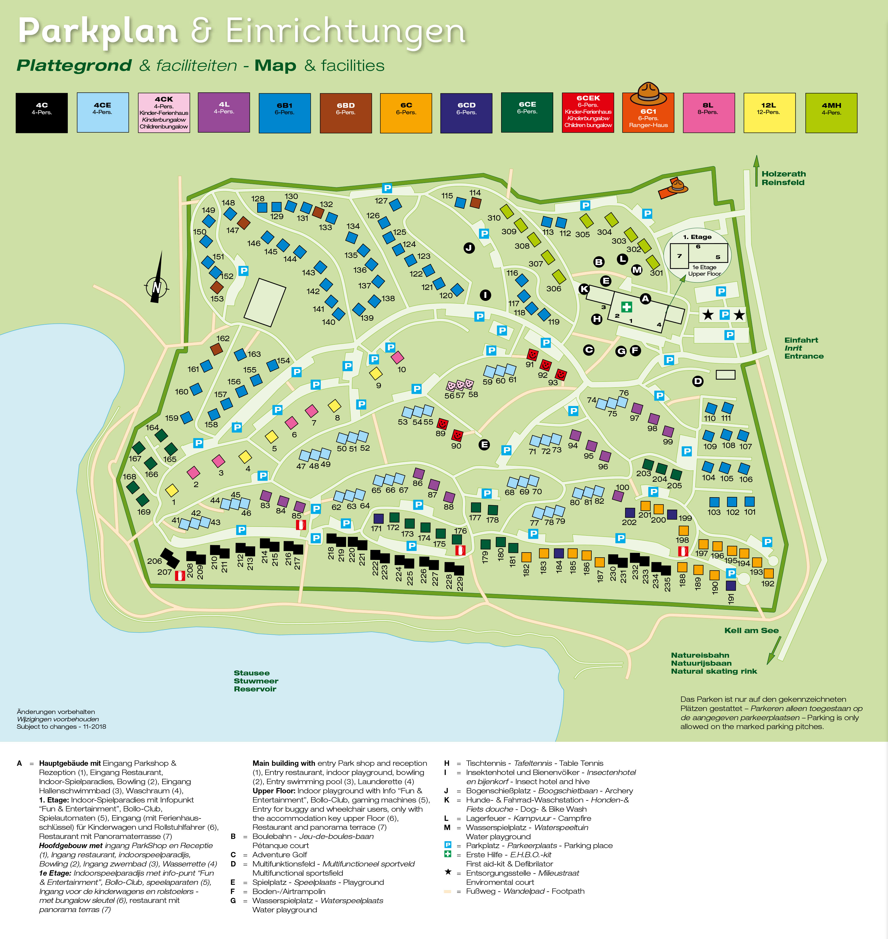 Plattegrond Landal Hochwald