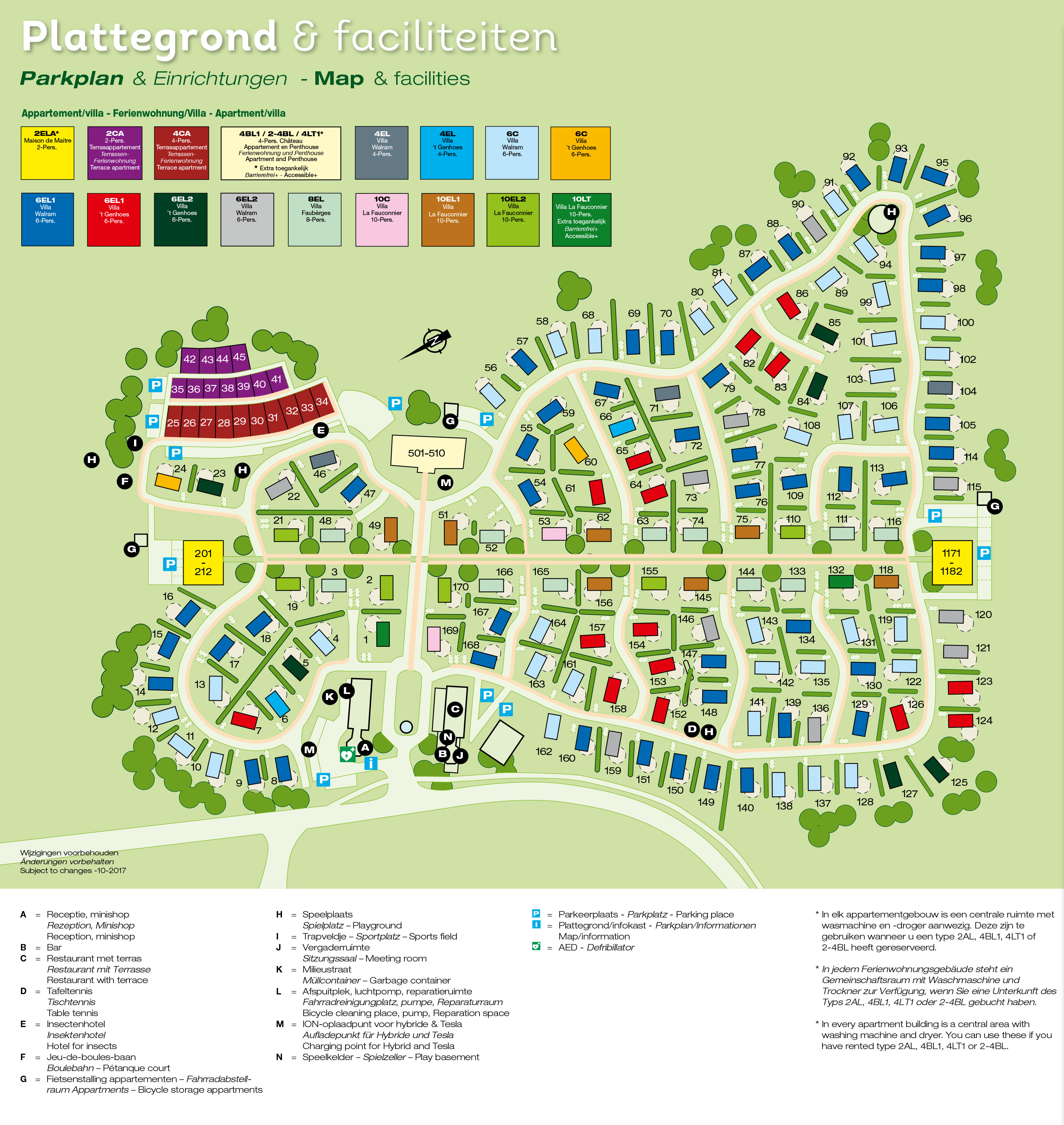 Plattegrond Landal Kasteeldomein De Cauberg