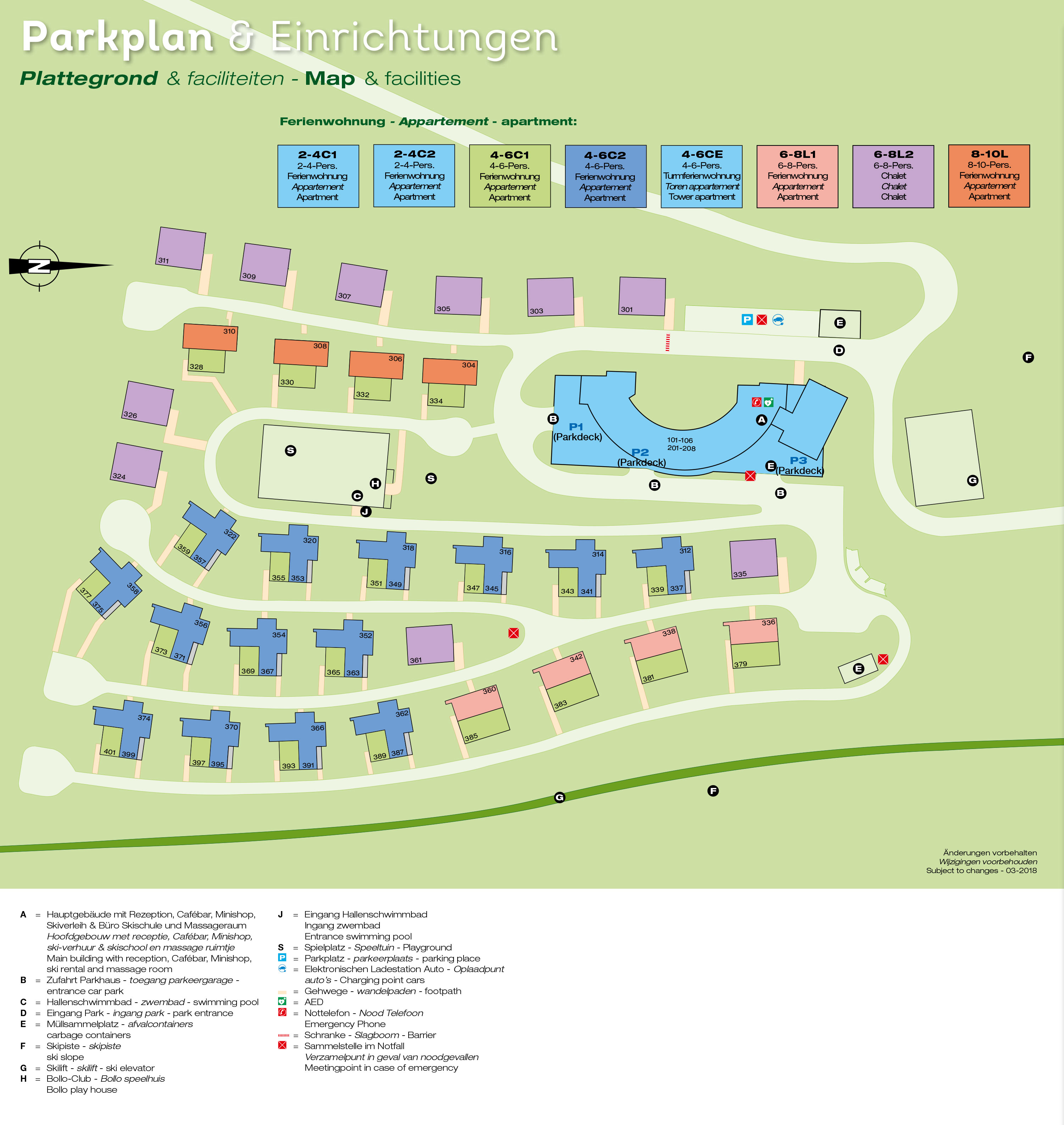 Plattegrond Landal Katschberg