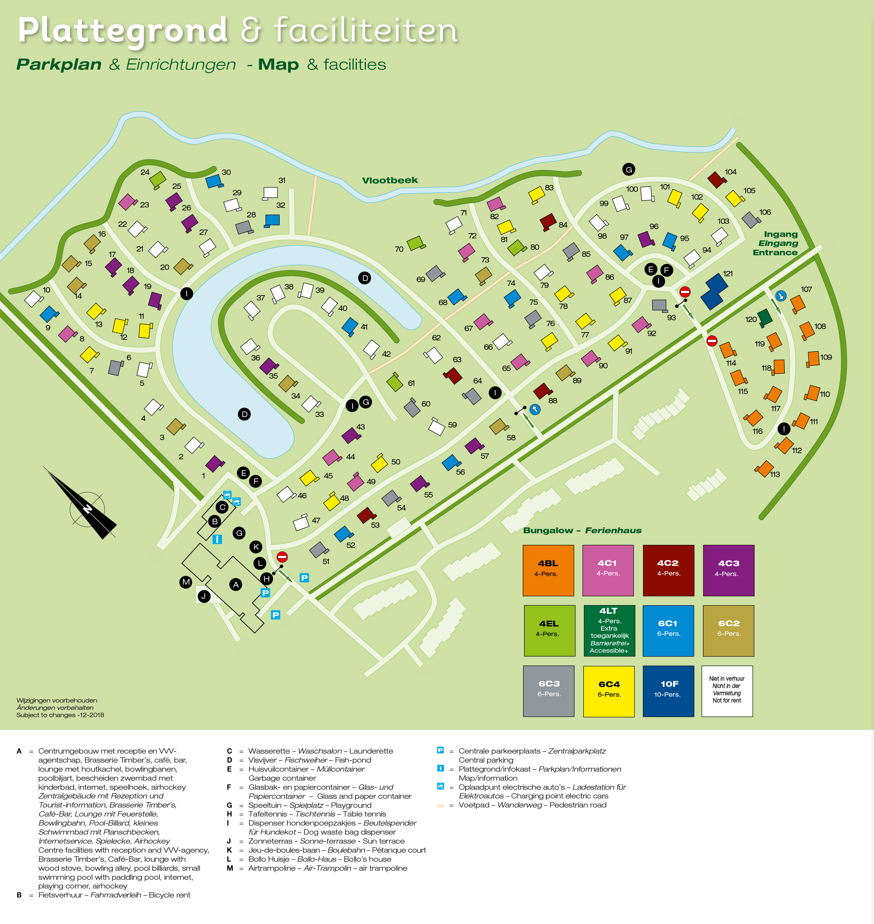 Plattegrond Landal Landgoed Aerwinkel  