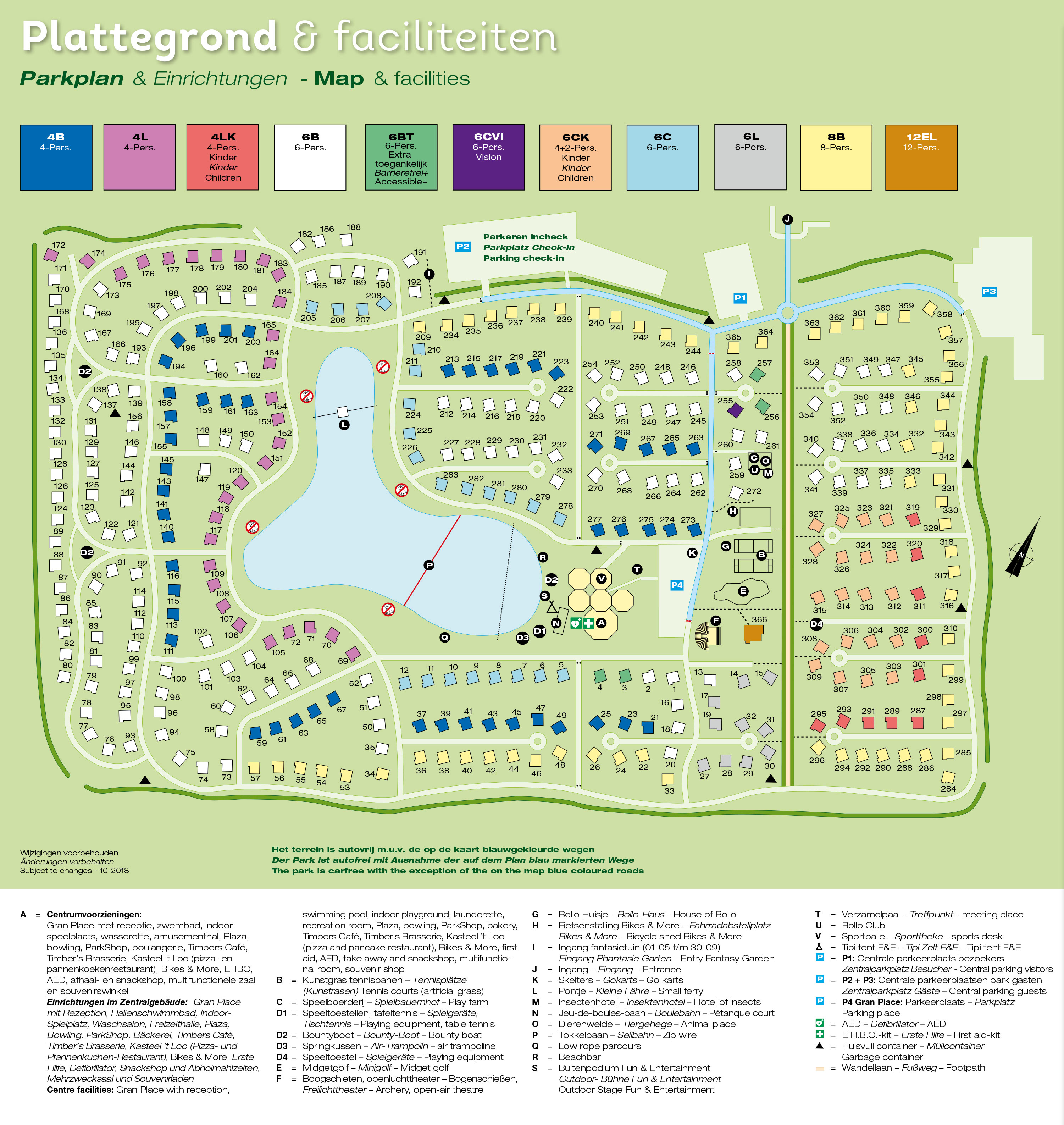 Plattegrond Landal Landgoed 't Loo