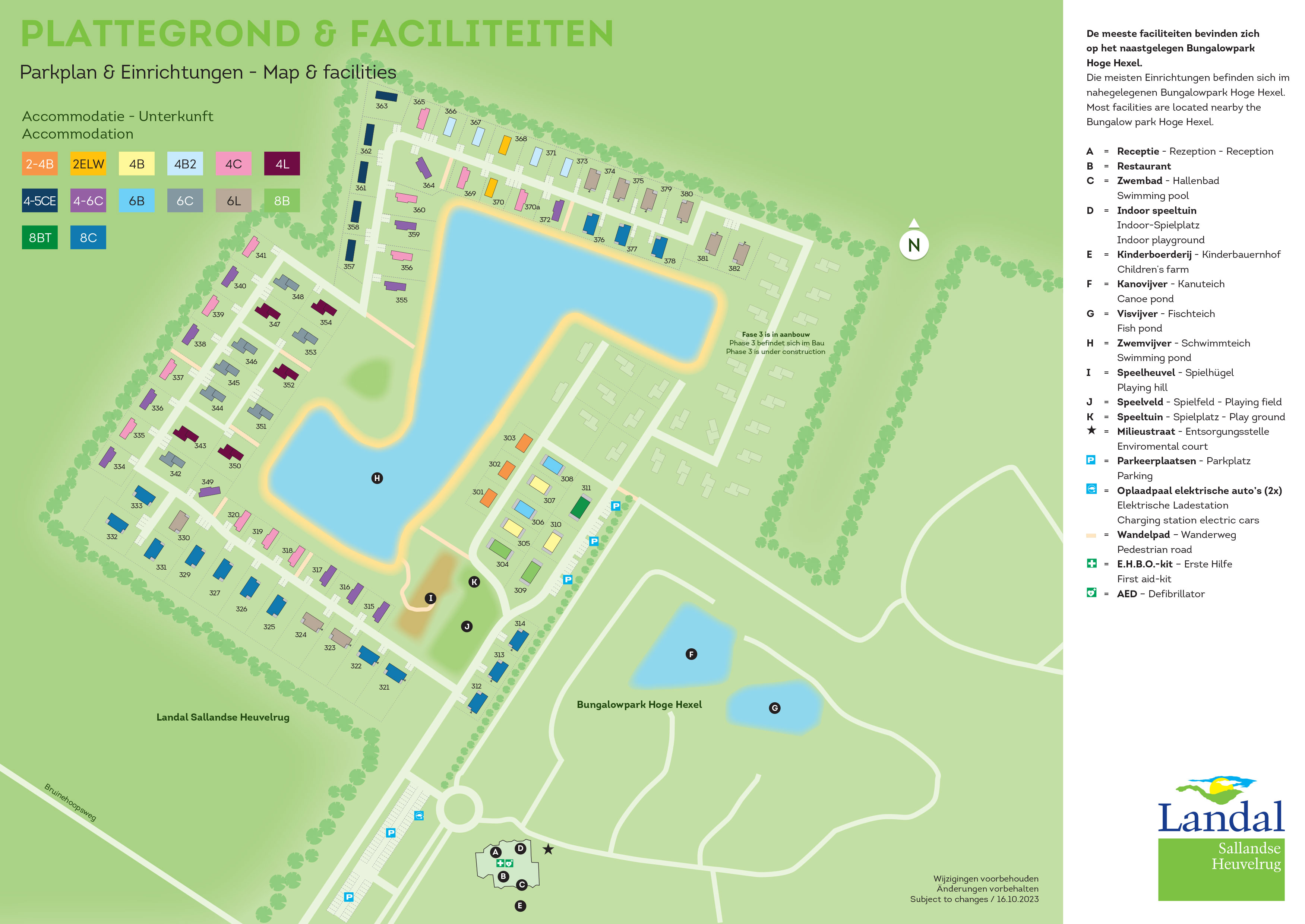 Plattegrond Landal Sallandse Heuvelrug