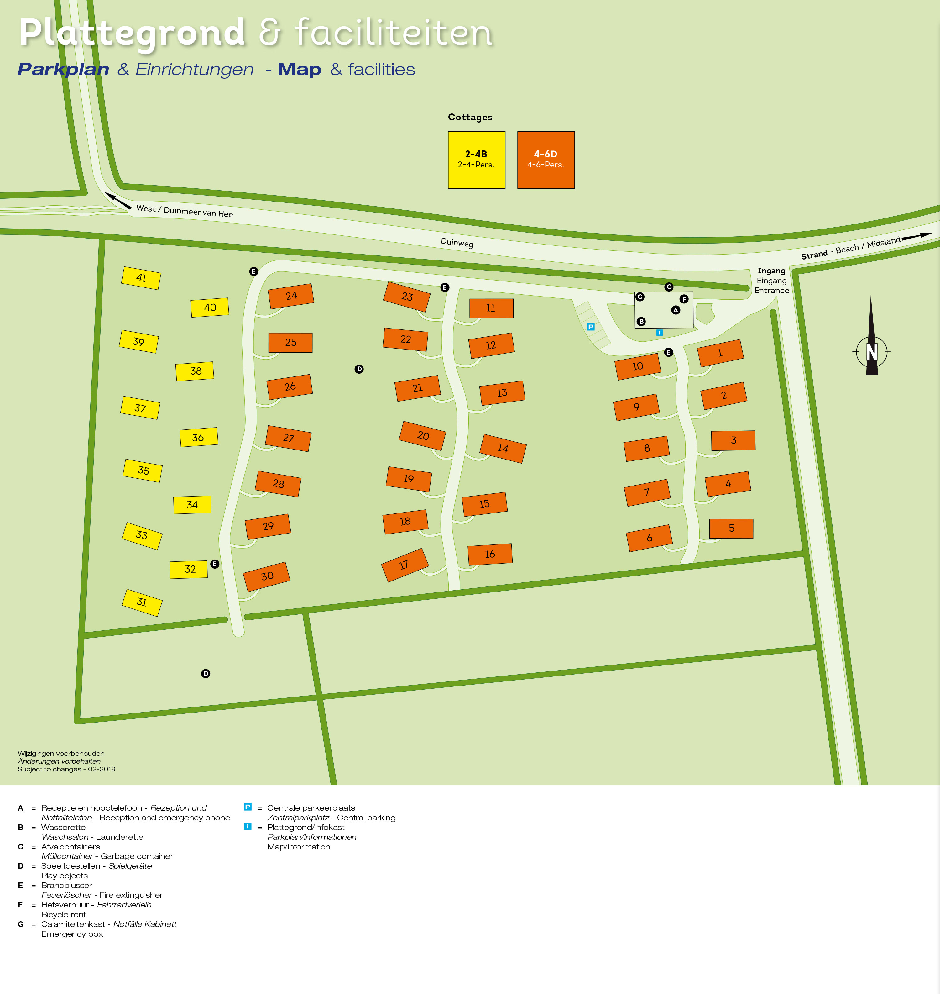 Plattegrond Landal Schuttersbos