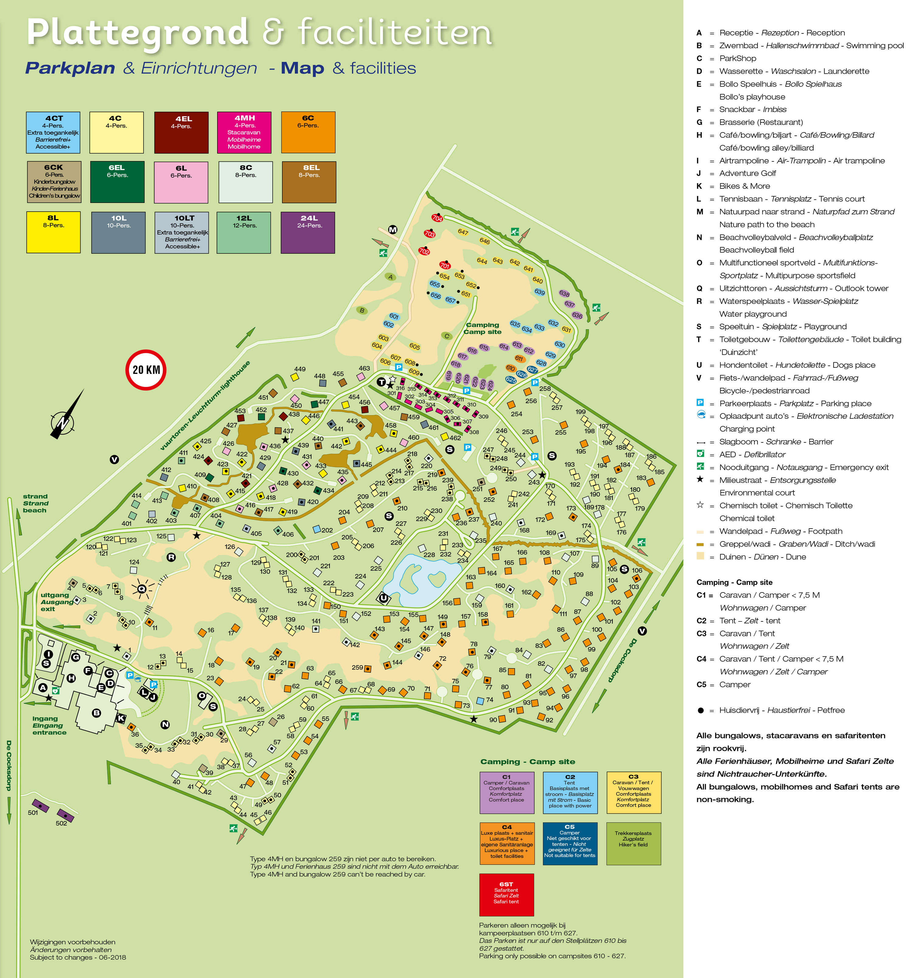 Plattegrond Landal Sluftervallei