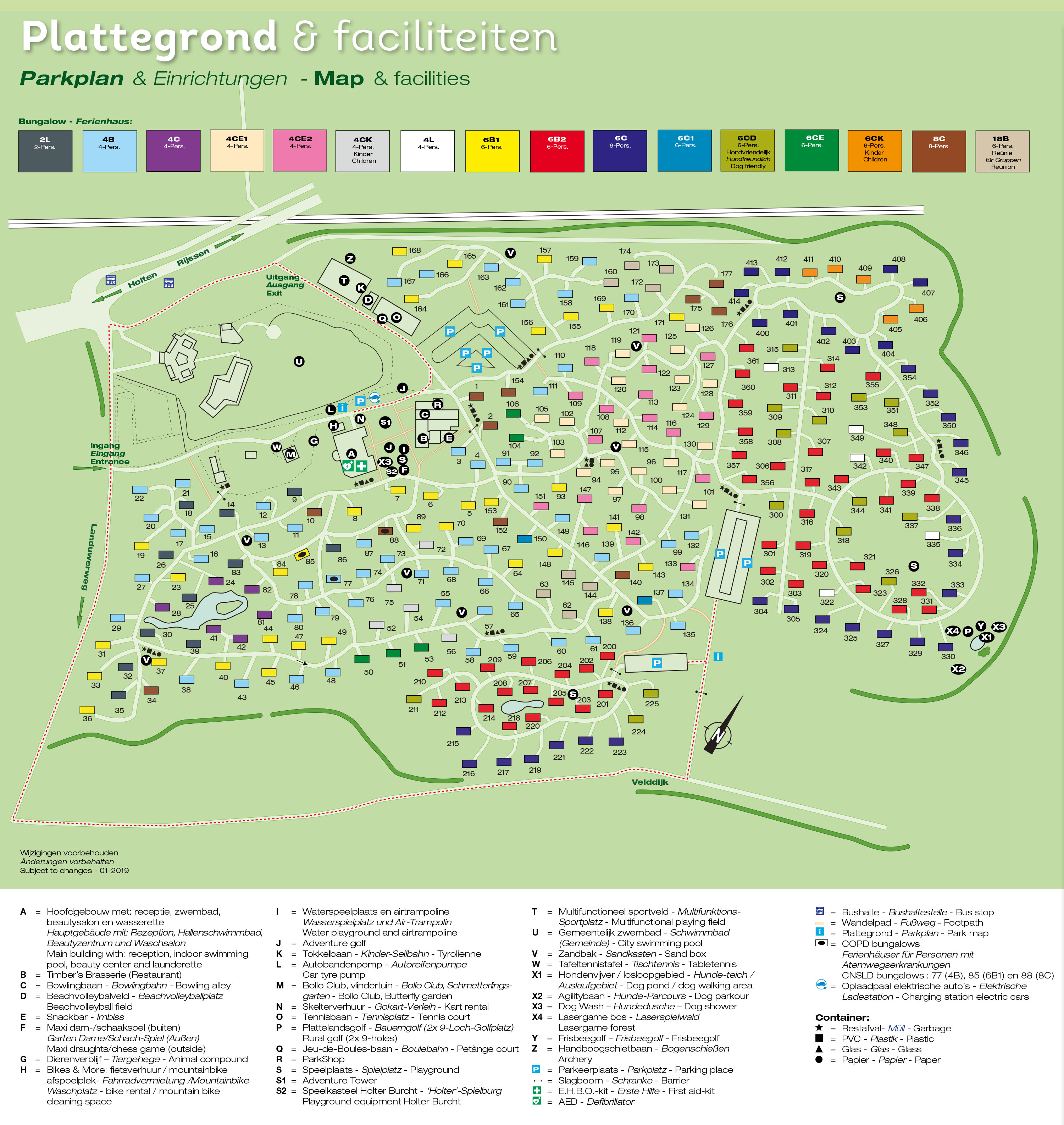 Plattegrond Landal Twenhaarsveld