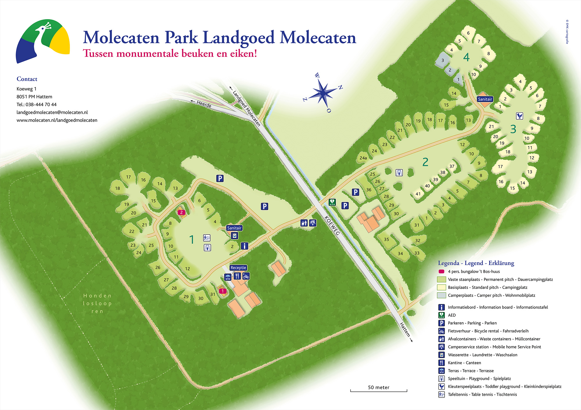 Plattegrond Landgoed Molecaten