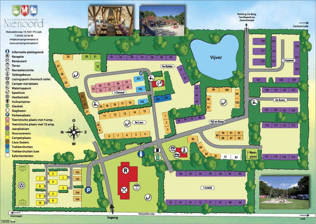 Plattegrond Landgoed Nienoord