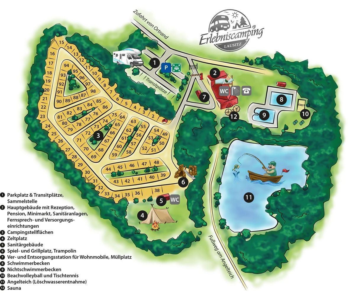 Plattegrond Lausitz