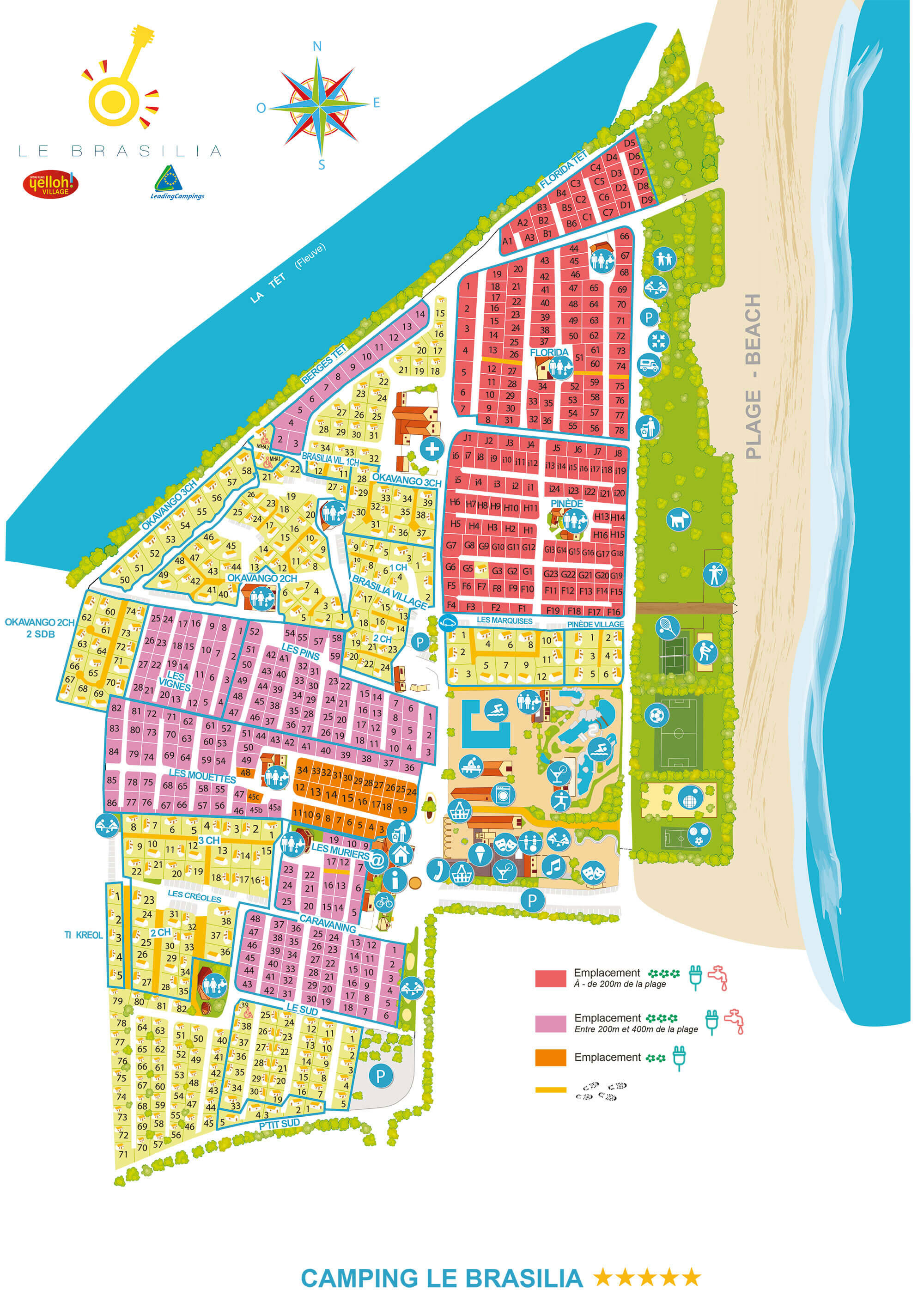 Plattegrond Le Brasilia