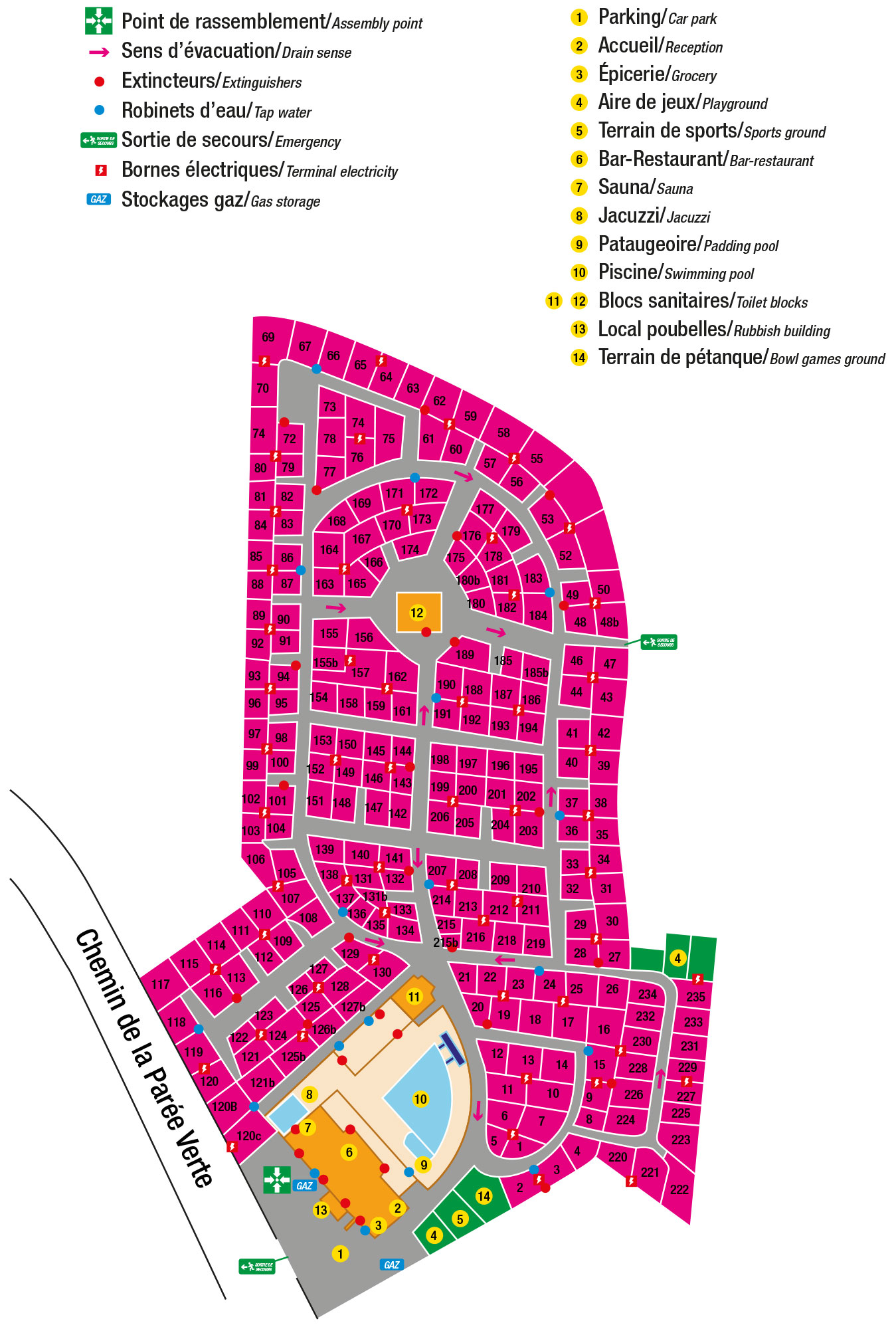 Plattegrond Le California