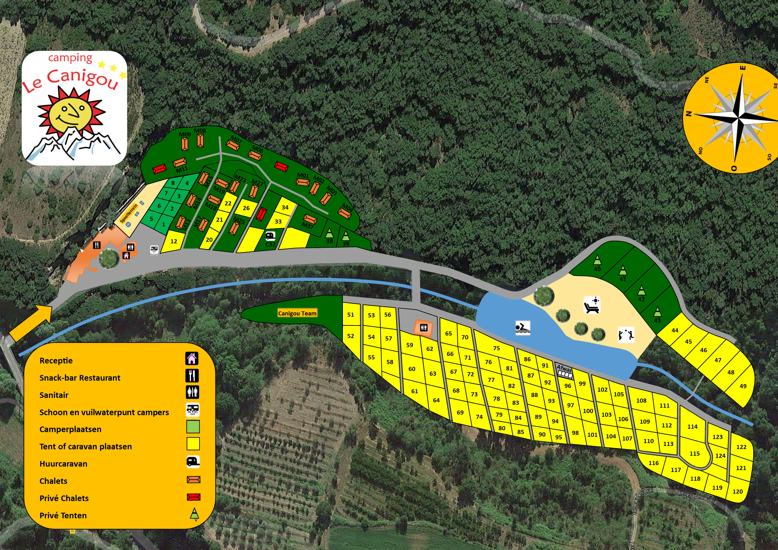 Plattegrond Le Canigou