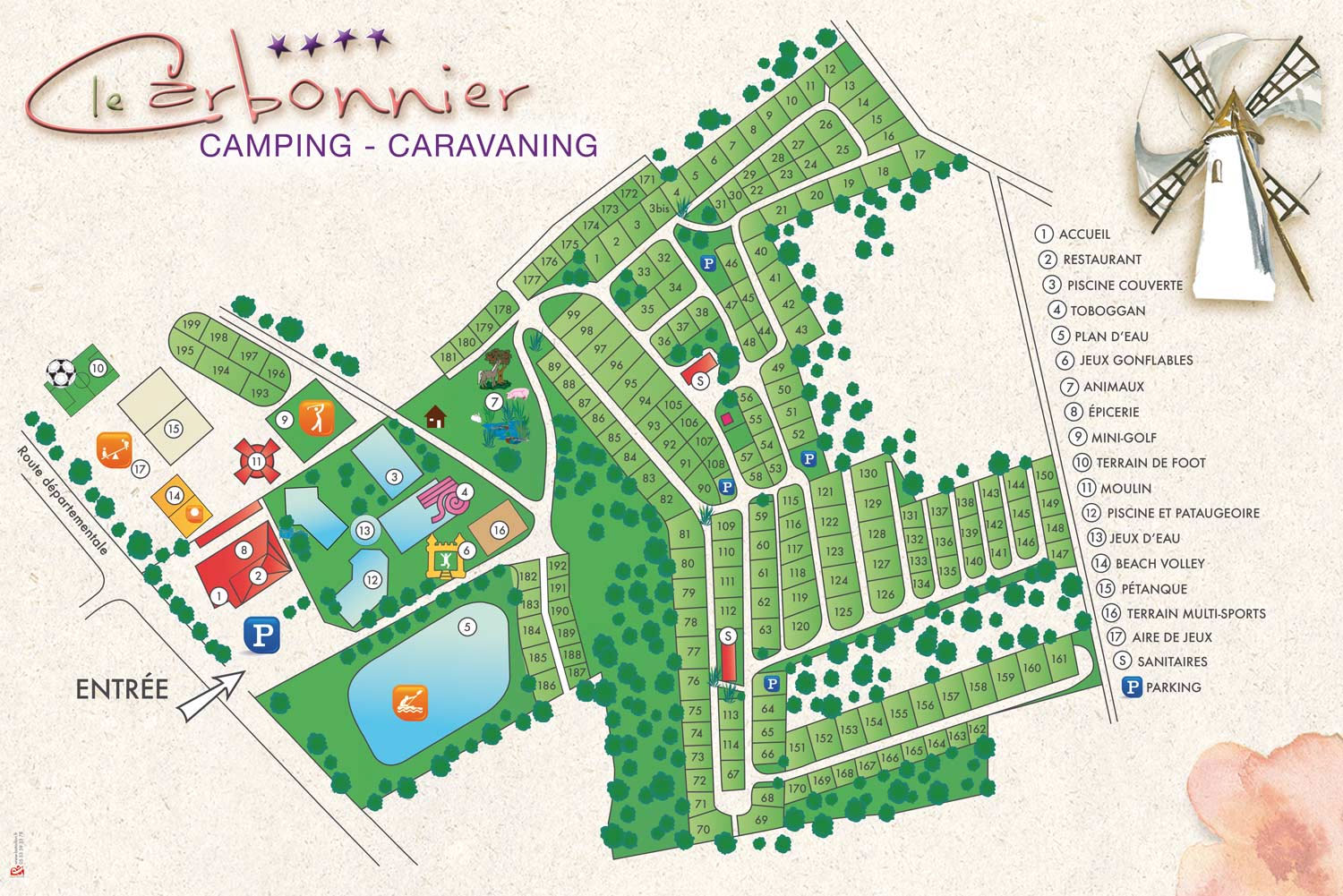 Plattegrond Le Carbonnier