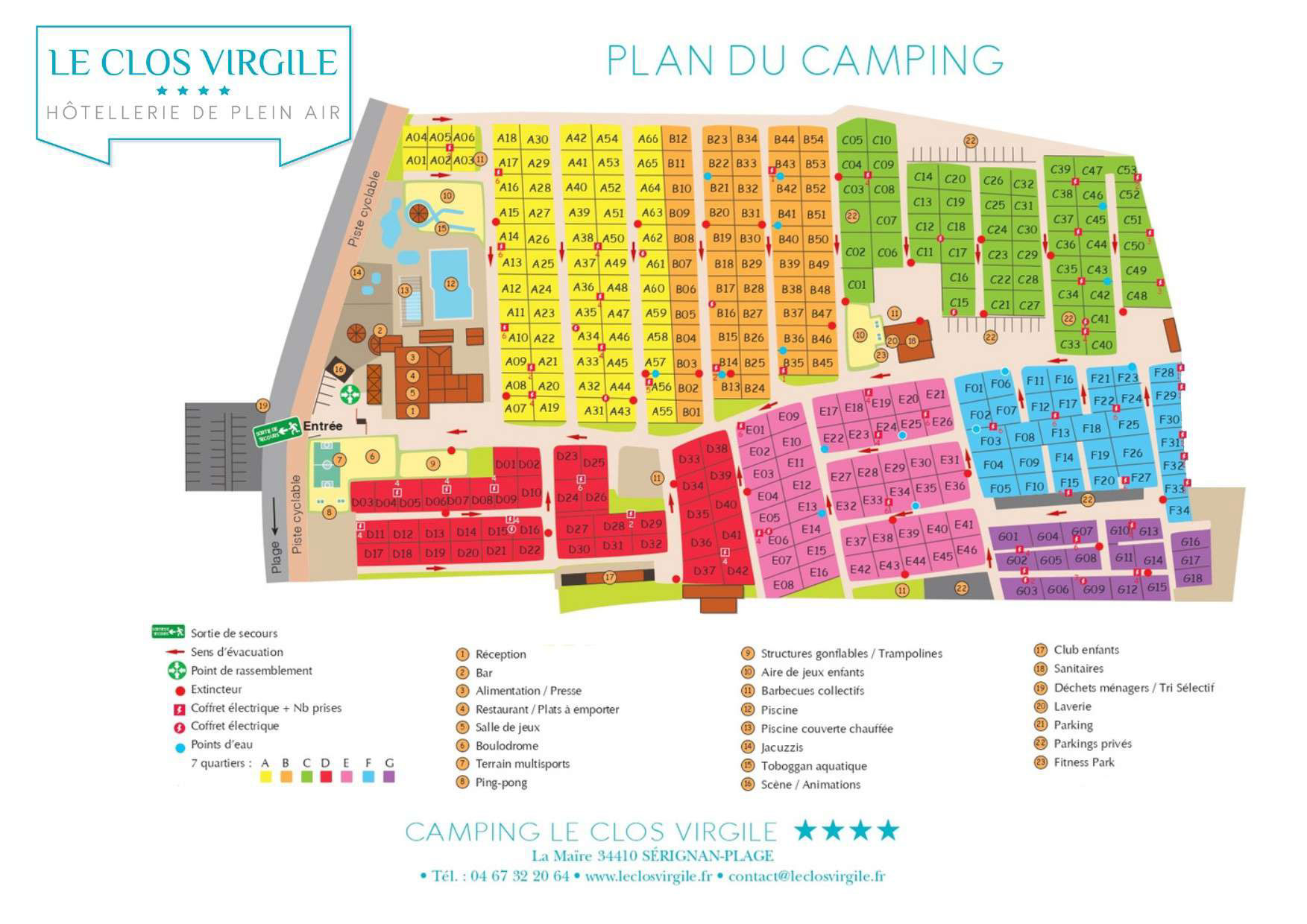 Plattegrond Le Clos Virgile