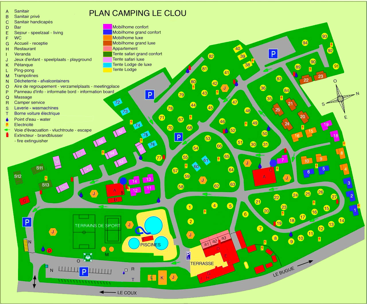 Plattegrond Le Clou