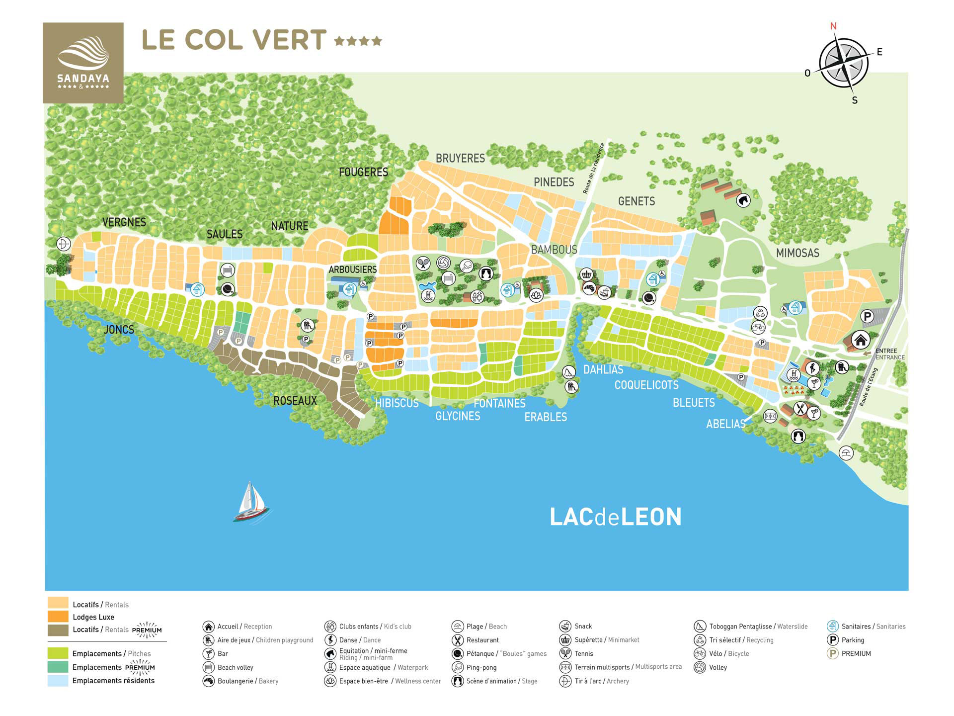 Plattegrond Le Col Vert