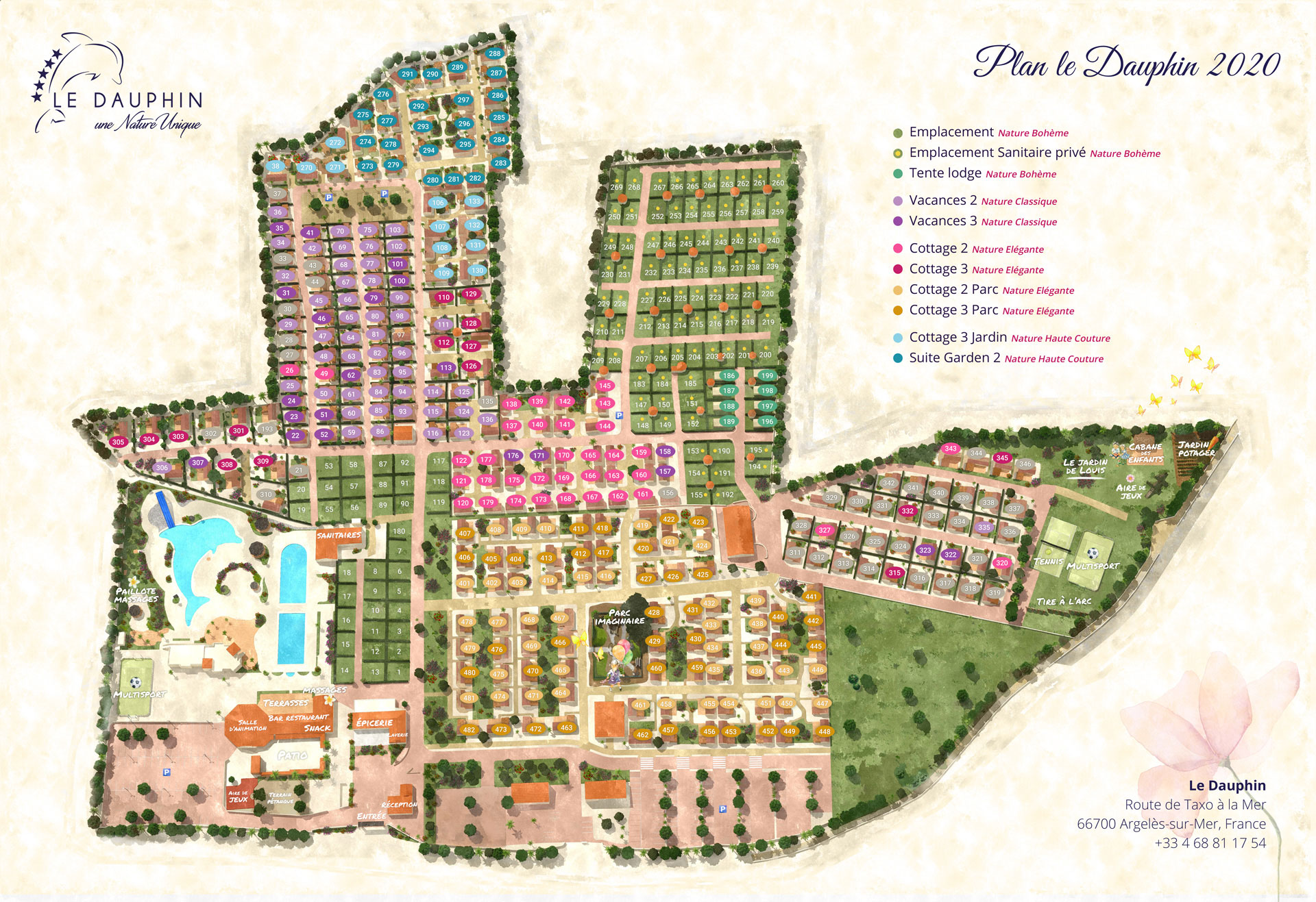 Plattegrond Le Dauphin