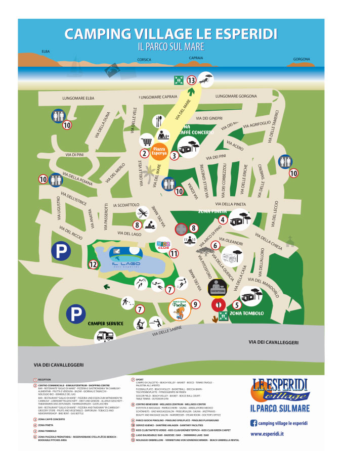 Plattegrond Le Esperidi