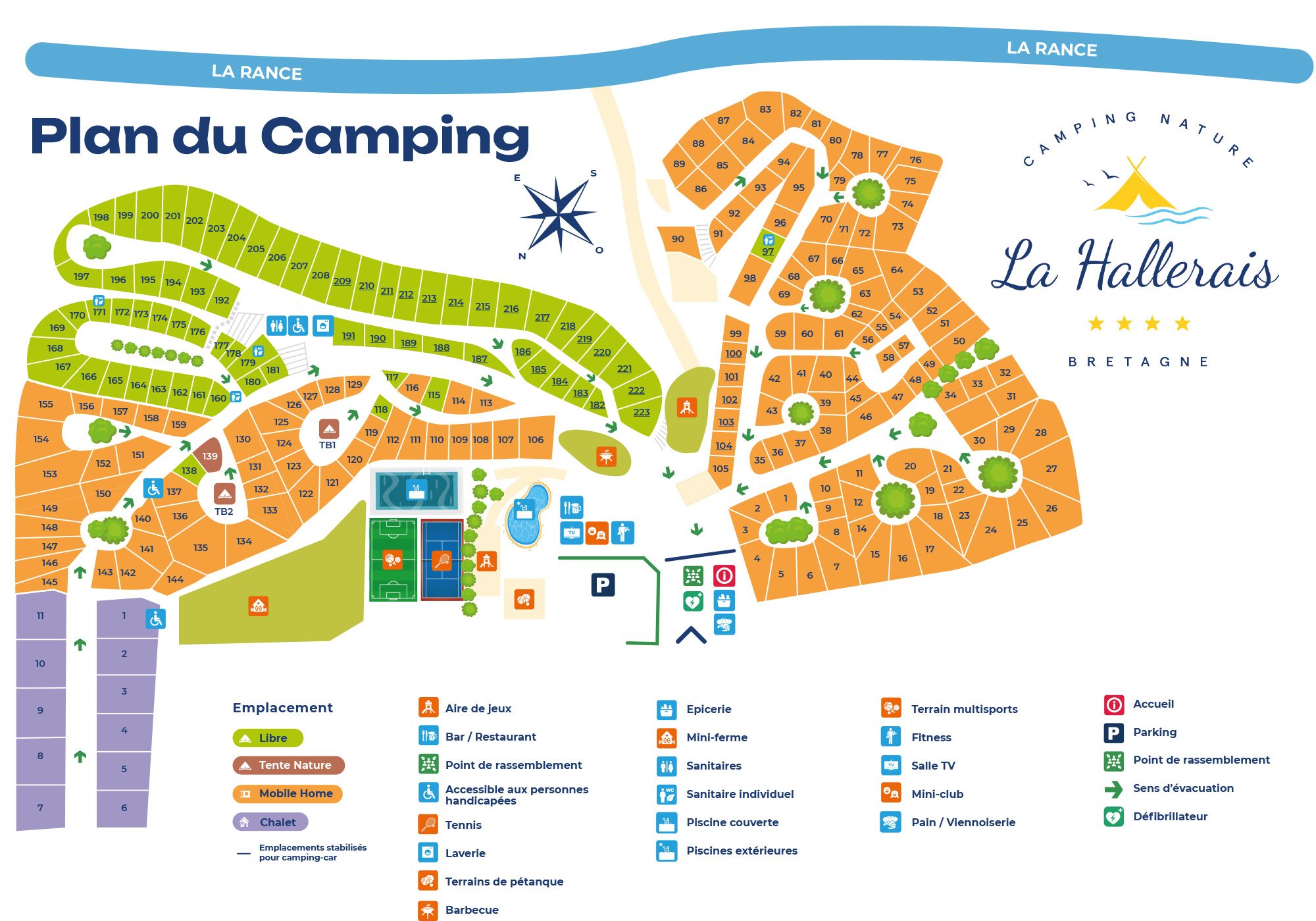 Plattegrond Le Hallerais