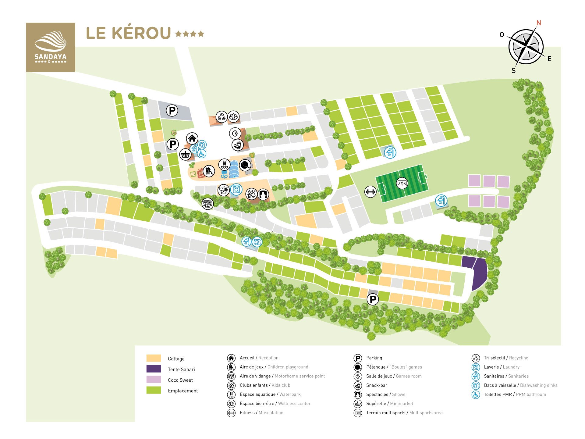 Plattegrond Le Kérou