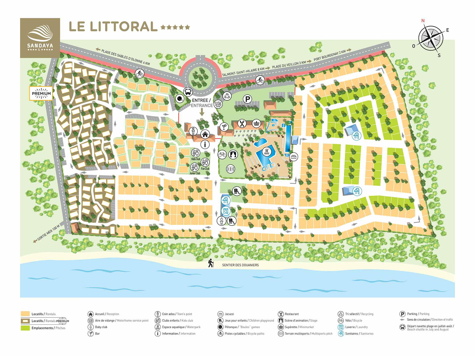 Plattegrond Le Littoral