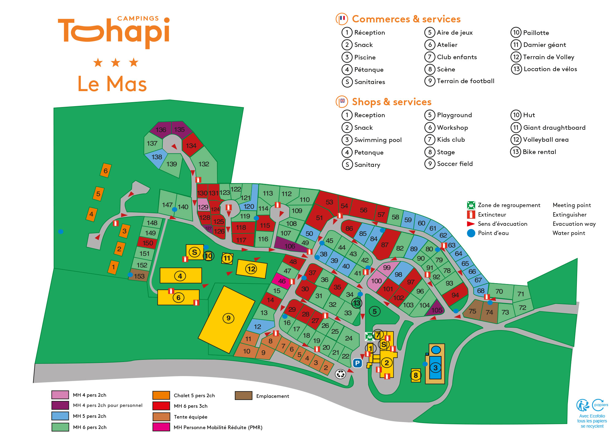 Plattegrond Le Mas de Sireuil