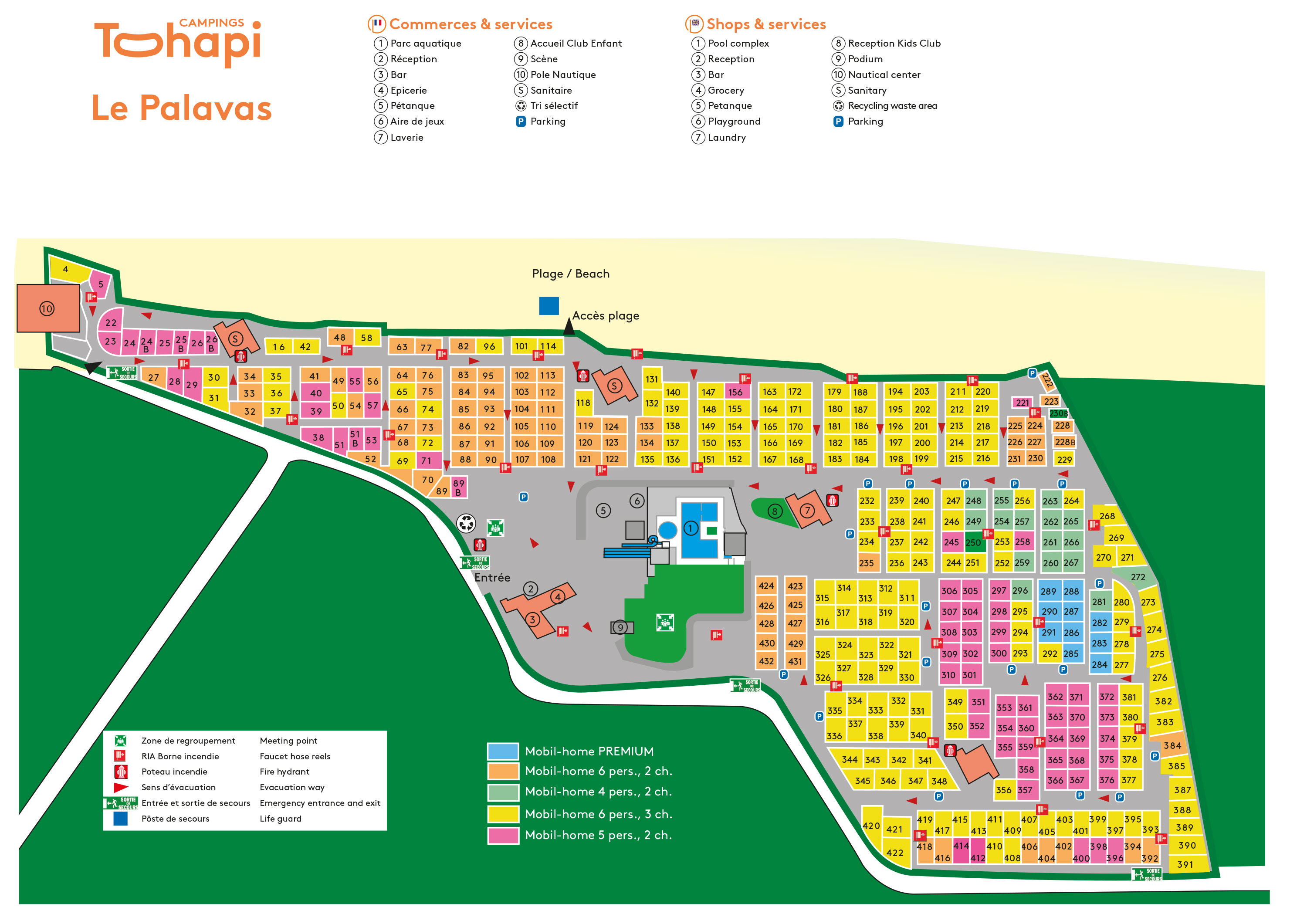 Plattegrond Le Palavas