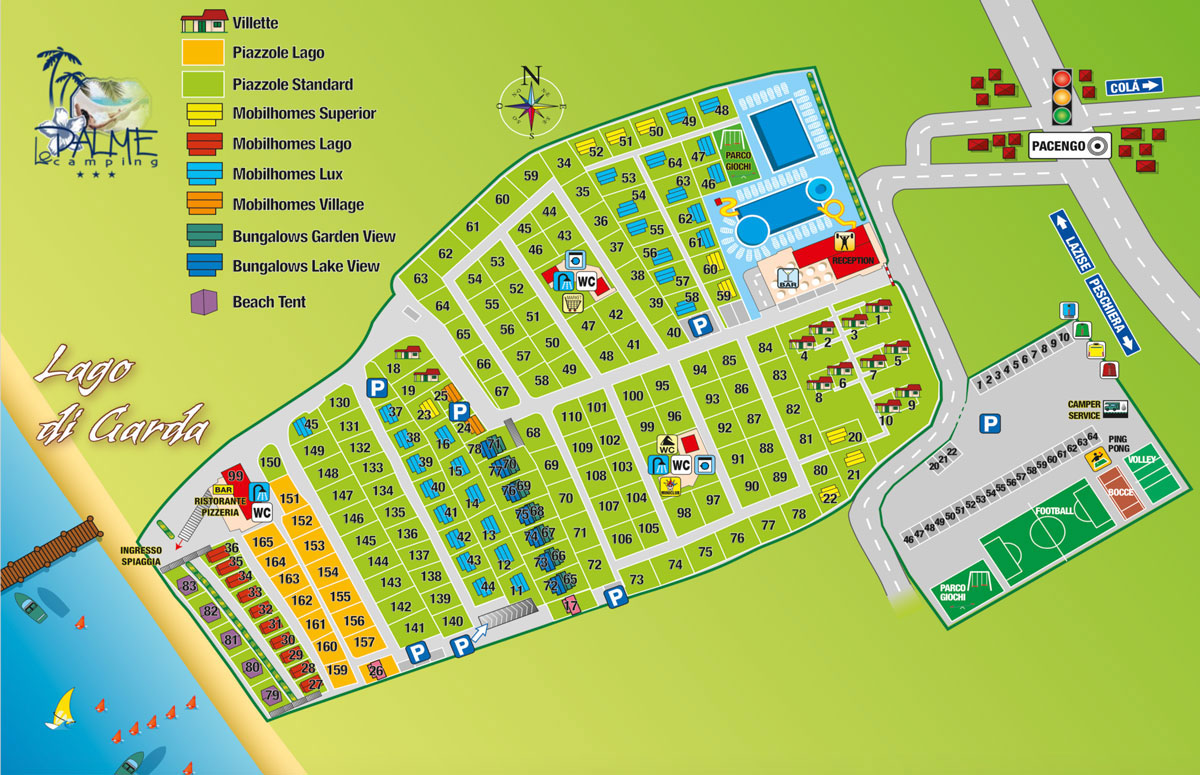 Plattegrond Le Palme