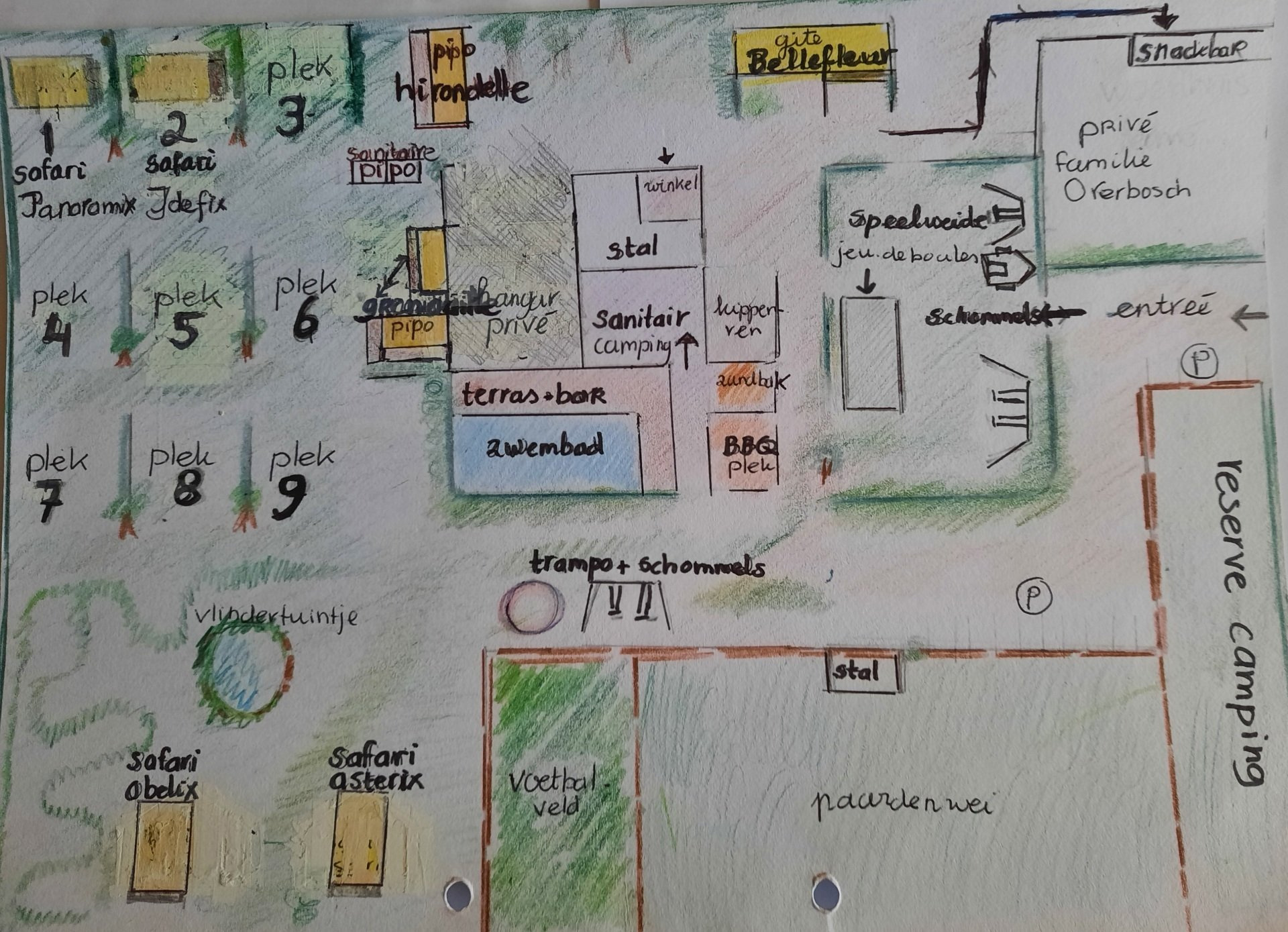 Plattegrond Le Petit Montperroux