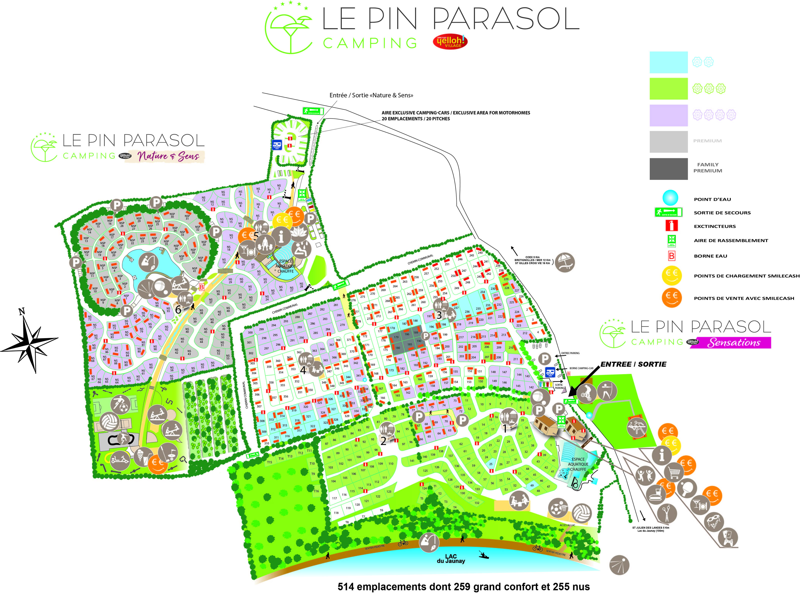 Plattegrond Le Pin Parasol