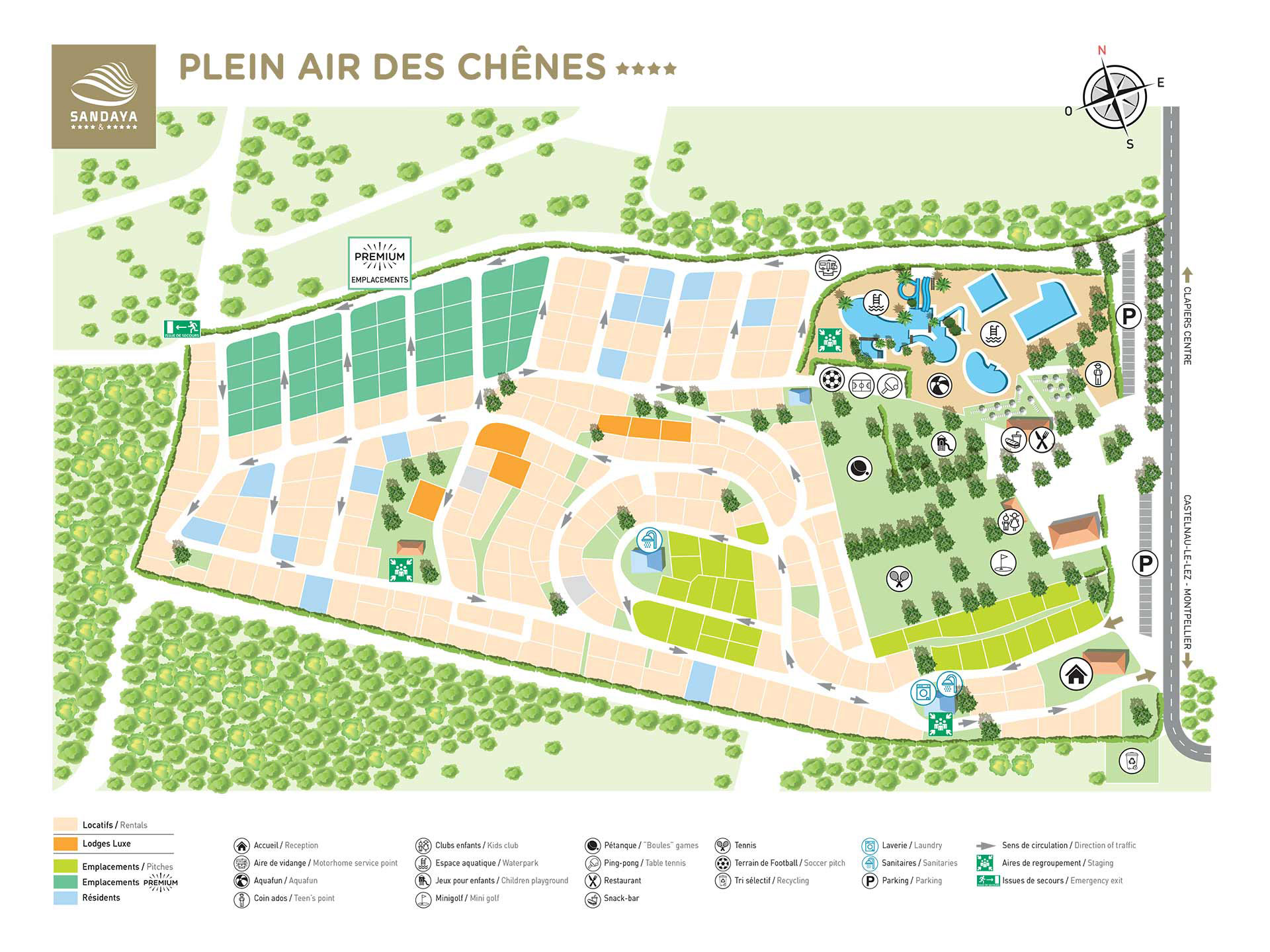 Plattegrond Le Plein Air des Chênes