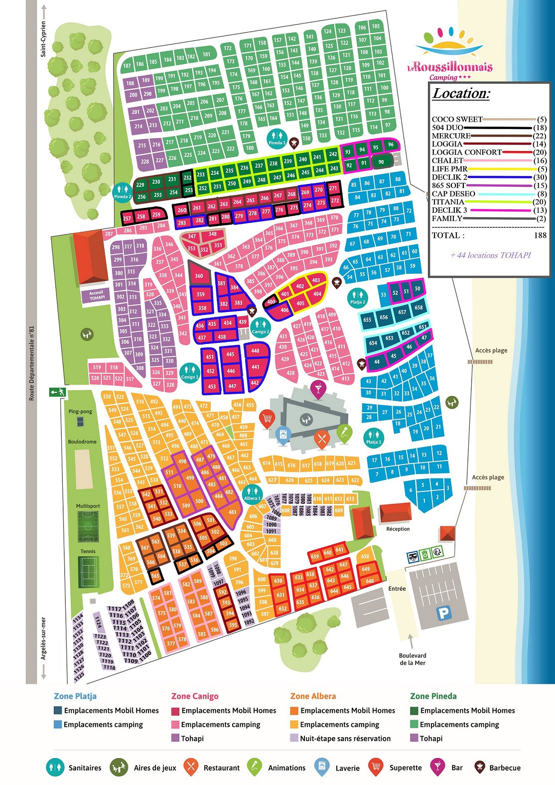 Plattegrond Le Roussillonnais